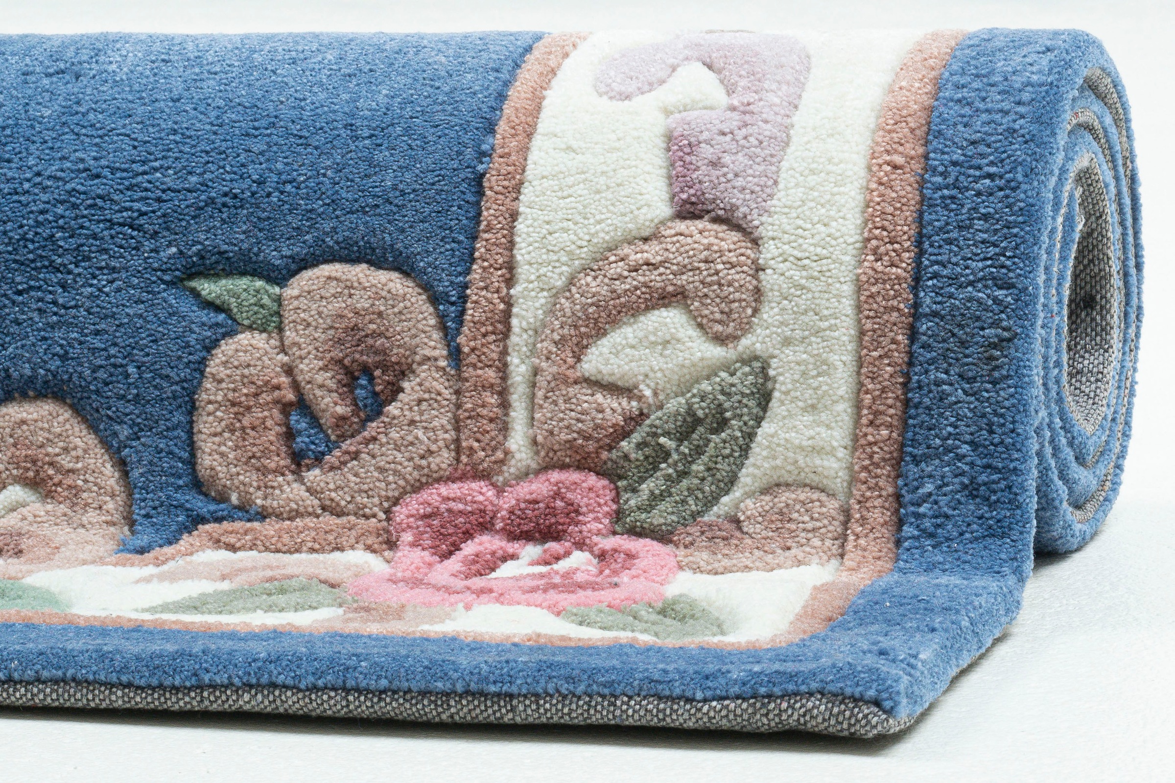 THEKO Bettumrandung »Ming« Höhe 14 mm 3 Stk. tlg. Bettvorleger, Läufer-Set, hochwertiges Acrylgarn, florales Design