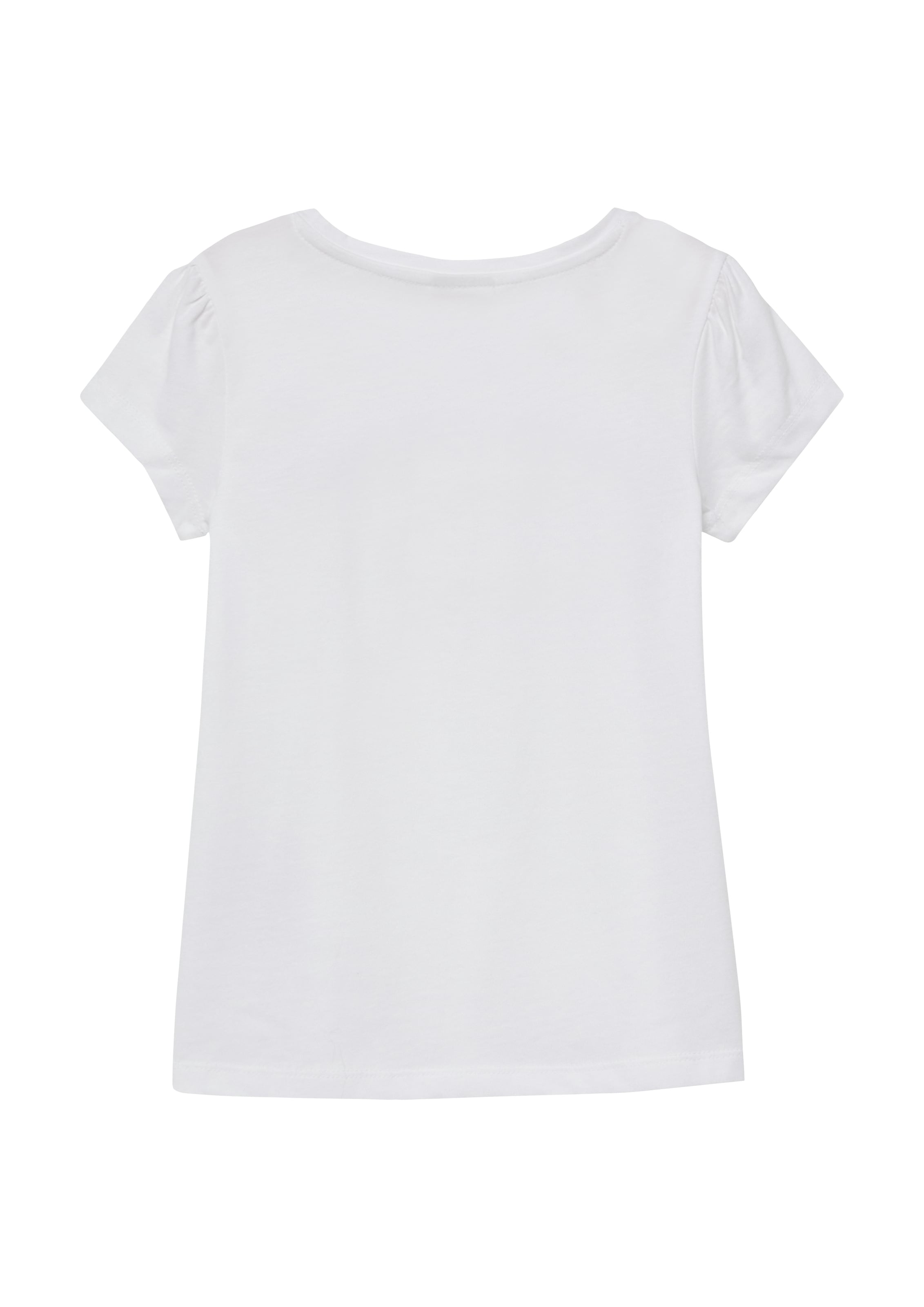 s.Oliver Junior T-shirt à manches courtes mit Pailletten-Print und Stickerei, für Girls