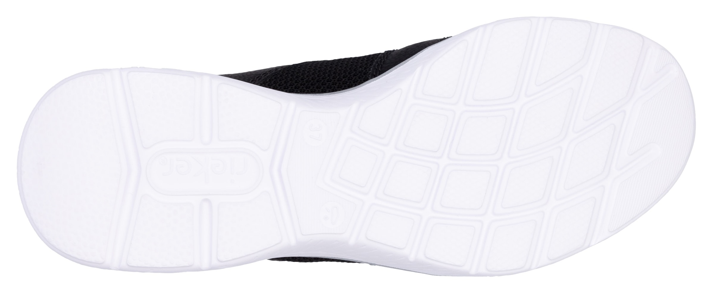 RIEKER Sport Baskets slip-on  , chaussure à enfiler, chaussure basse, sneaker de loisirs avec languettes d'enfilage