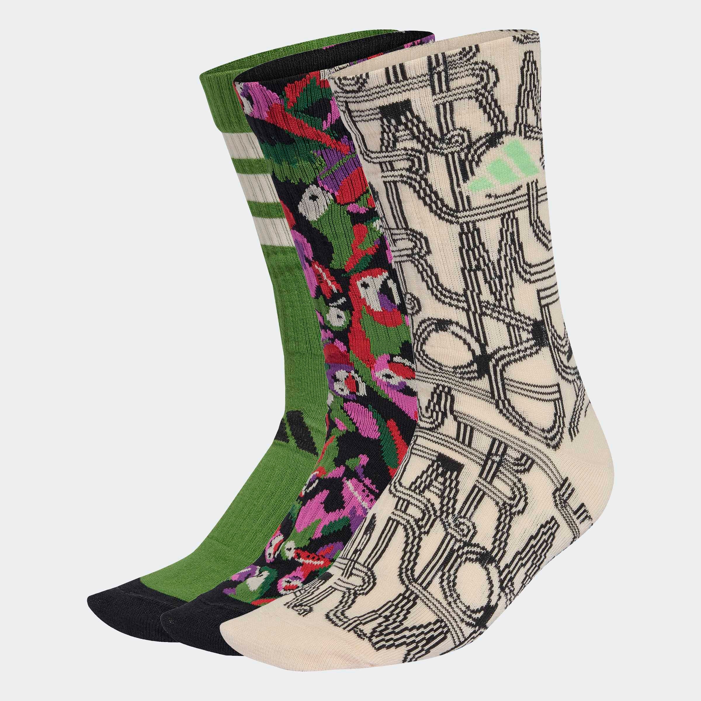 adidas Performance Funktionssocken »ADIDAS FARM 3PP« 3 Paar tlg. für Erwachsene, urbanes Basketballplatz-Design