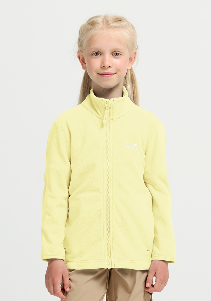 Jack Wolfskin Fleecejacke »TAUNUS 100 FZ K« winddicht, wasserabweisend, mit Kinnschutz, atmungsaktiv