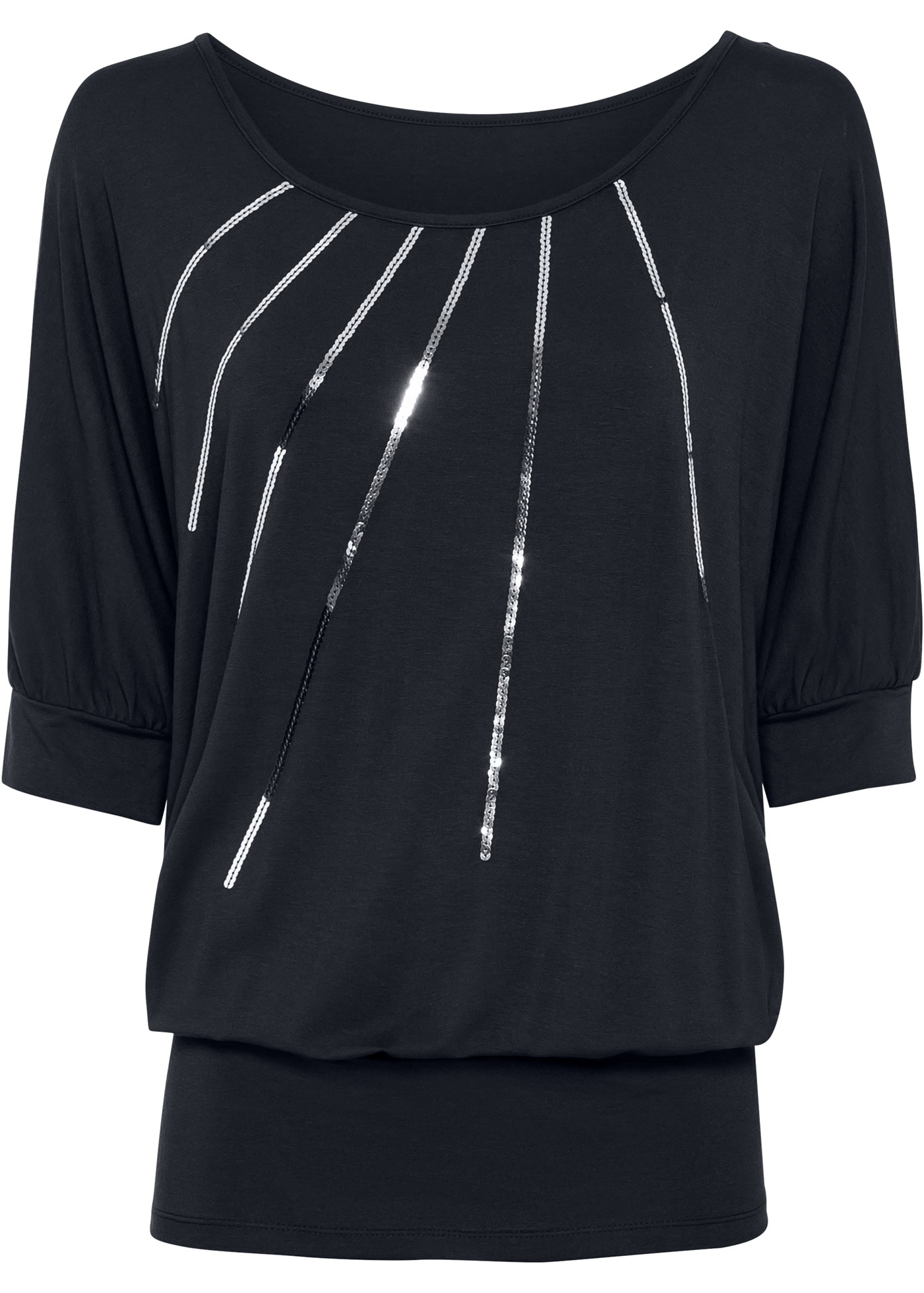 bonprix T-Shirt »Shirt aus fliessendem Viskose-Mix«, Shirt aus fliessendem Viskose-Mix
