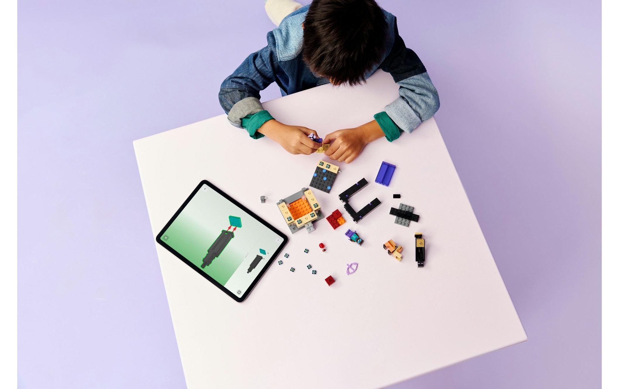   Konstruktionsspielsteine »Minecraft Reise durch Nether und Endportal 21584« Kategorie: Fantasy-Welt