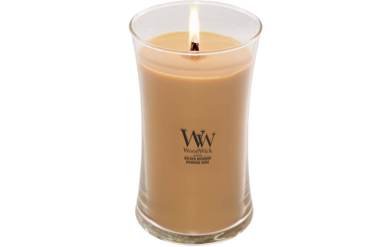 Woodwick Duftkerze »Golden Bourbon Large Jar«