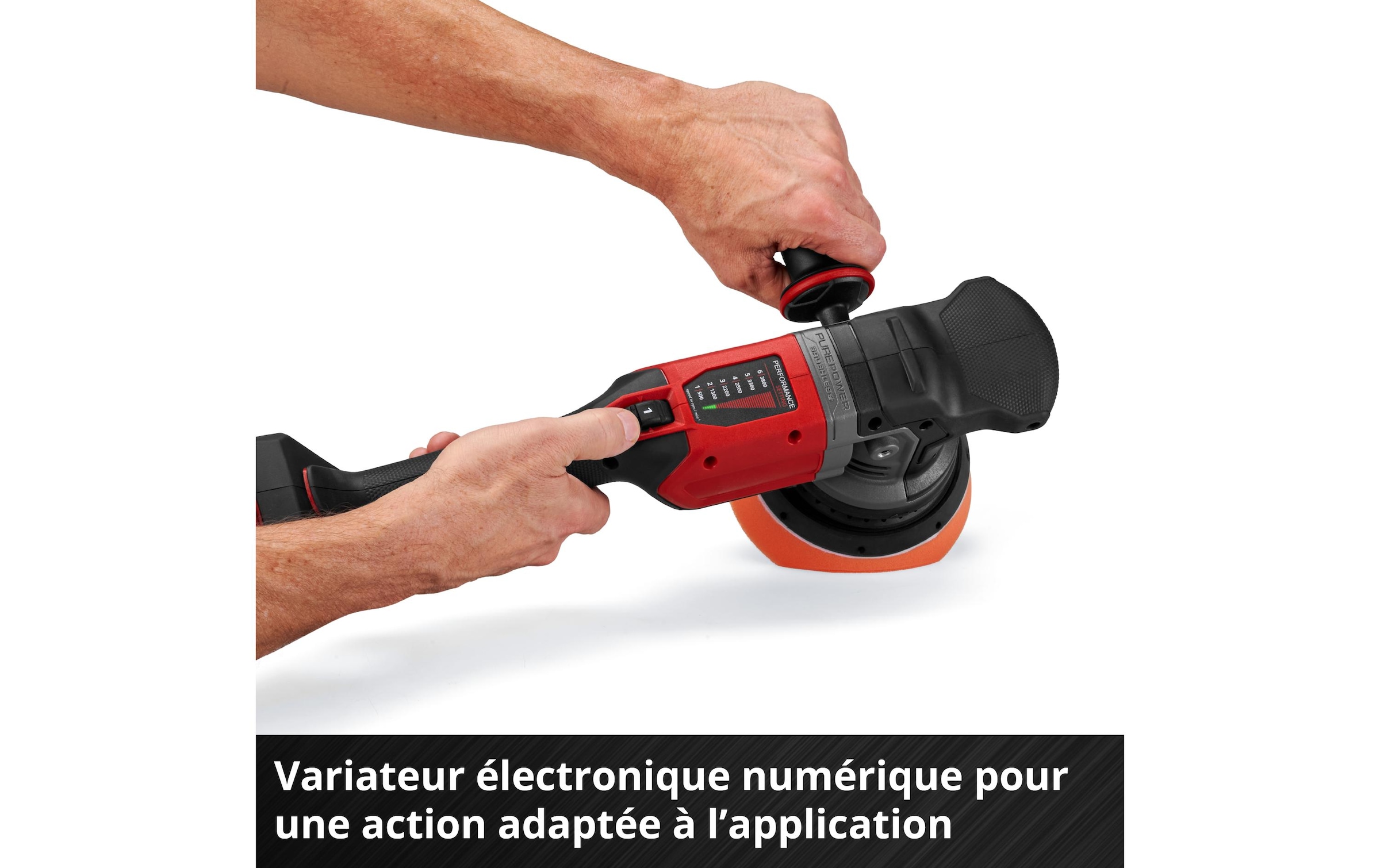   Polisseuse sans fil »Einhell Professional CP-EP 18/125 Li BL-Solo« Akku-Exzenterpolierer