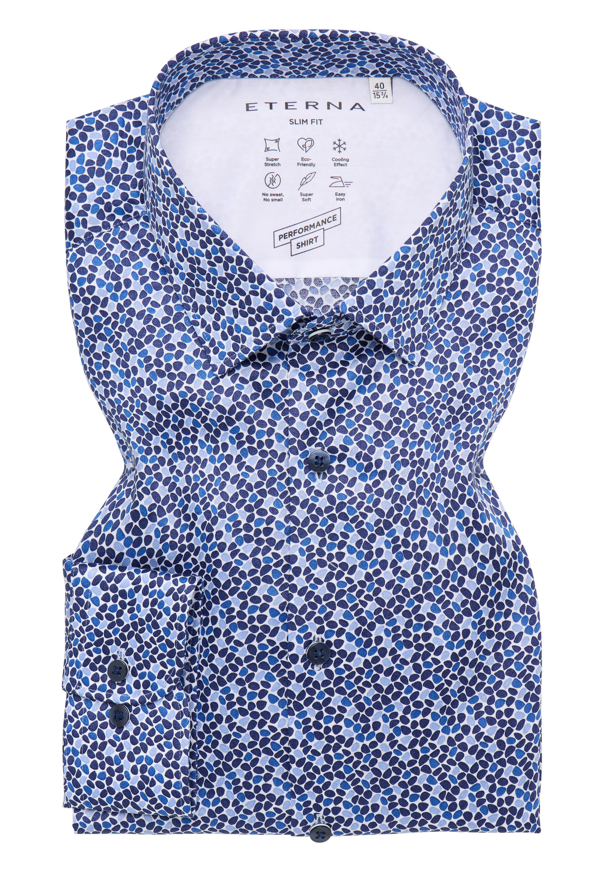 Eterna Chemise à manches longues »SLIM FIT« EASY IRON (bügelleicht)