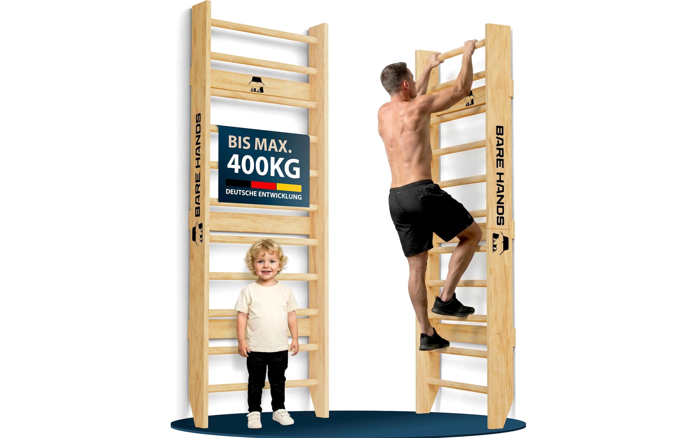   Structure d'escalade »Bare Hands Bare Hands Sprossenwand 400 kg«