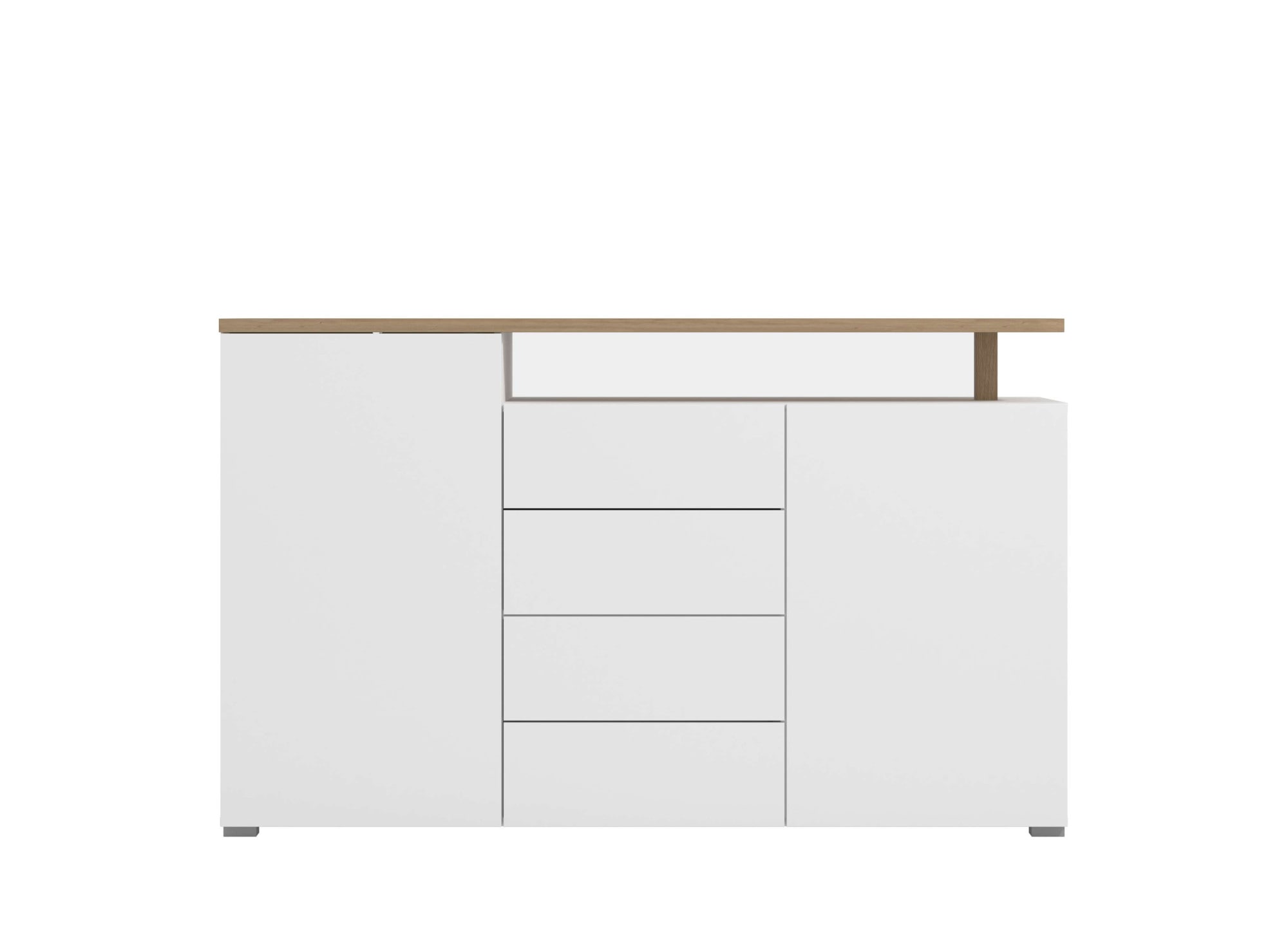 INOSIGN Sideboard »Aterno Kommode, Anrichte« Breite 154 cm, mit Push-to-Open Funktion