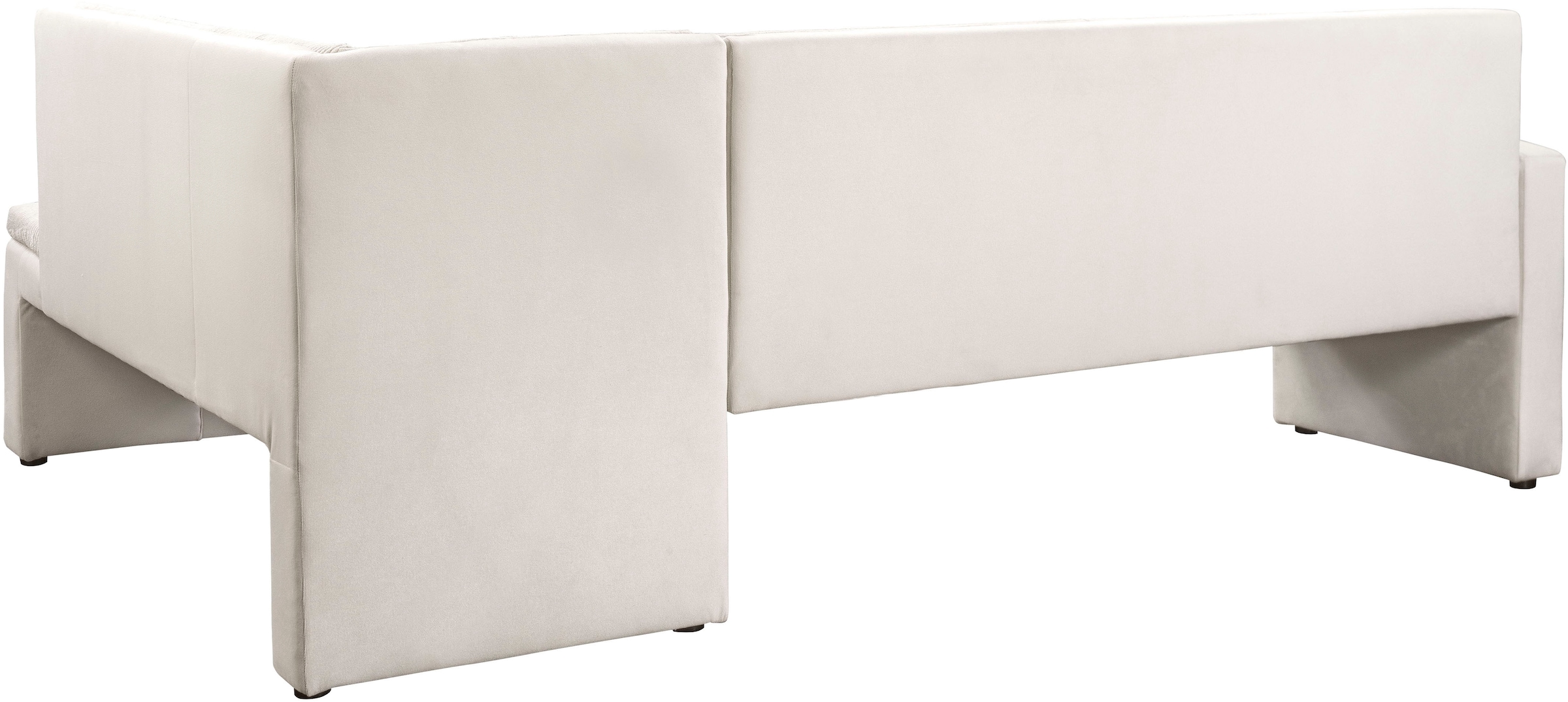 exxpo - sofa fashion Banc d'angle »Cortado, elegant und modern mit hohem Sitzkomfort« garde au sol élevée, belle finition des détails, revêtement cuir en option