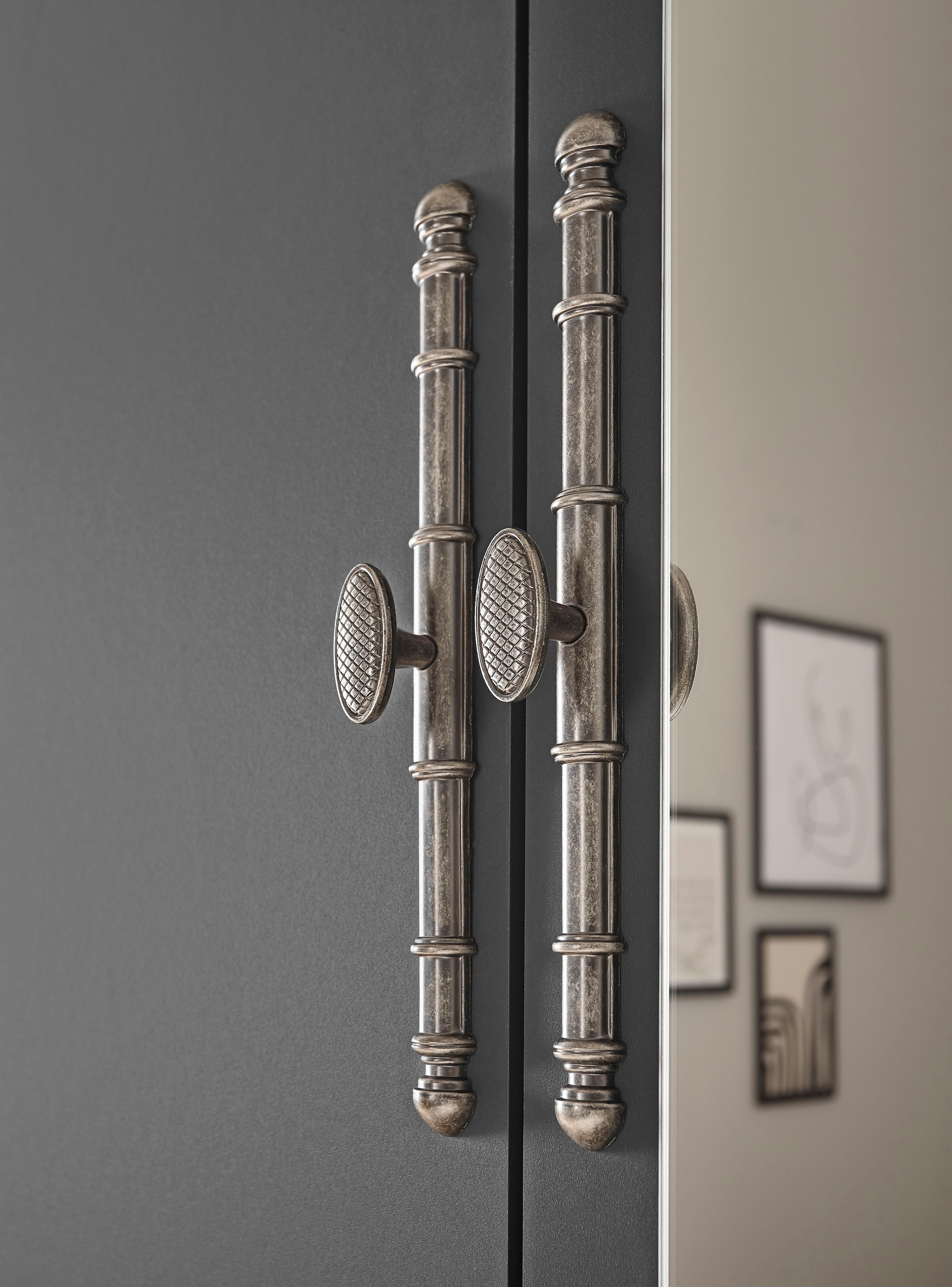 GOODproduct Schlafzimmer-Set »Westminster« beinhaltet 1 Bett, Kleiderschrank 3-türig und 1 Wandpaneel