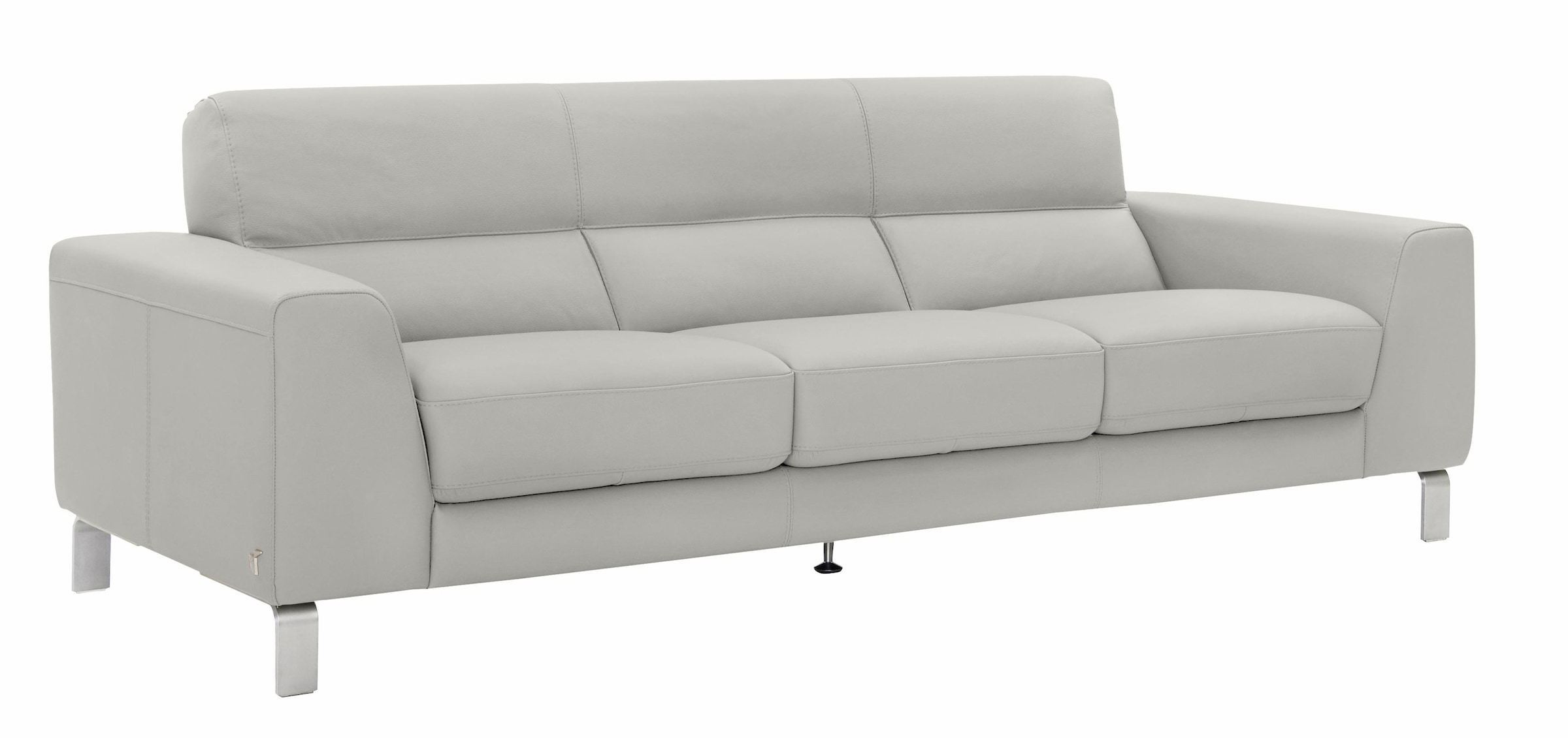 CALIA ITALIA 3-Sitzer »Simon, toller Sitzkomfort, italienisches Designsofa« in zwei Lederqualitäten