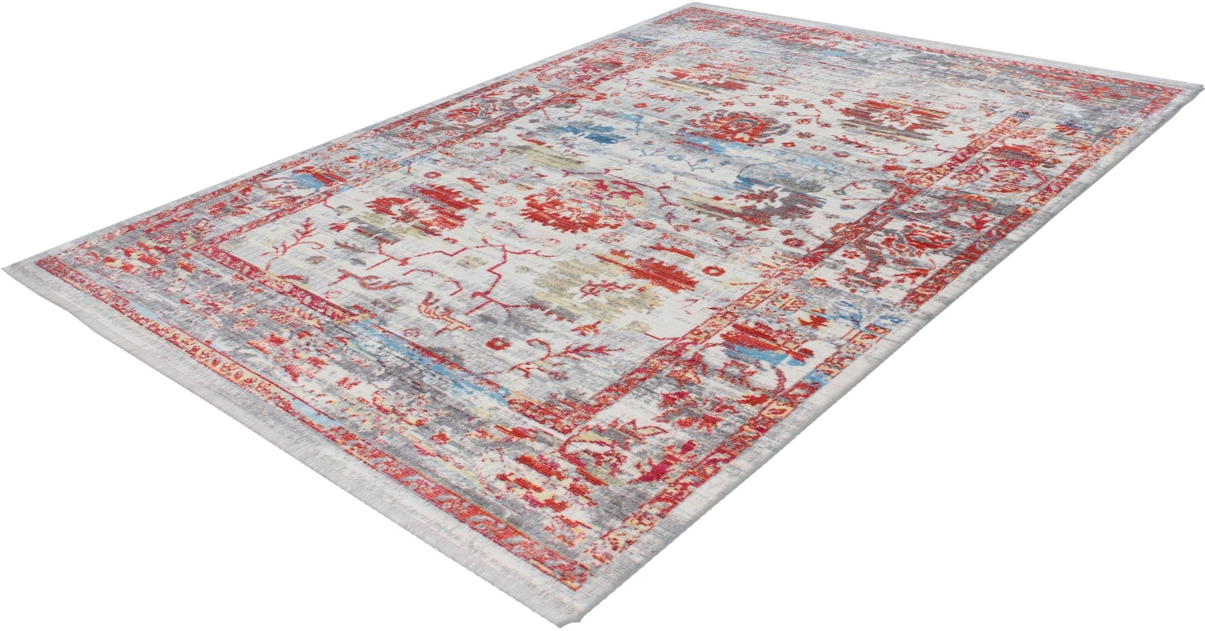 calo-deluxe Teppich »Odalia 100« rechteckig 8 mm Höhe Kurzflor, Wohnzimmer