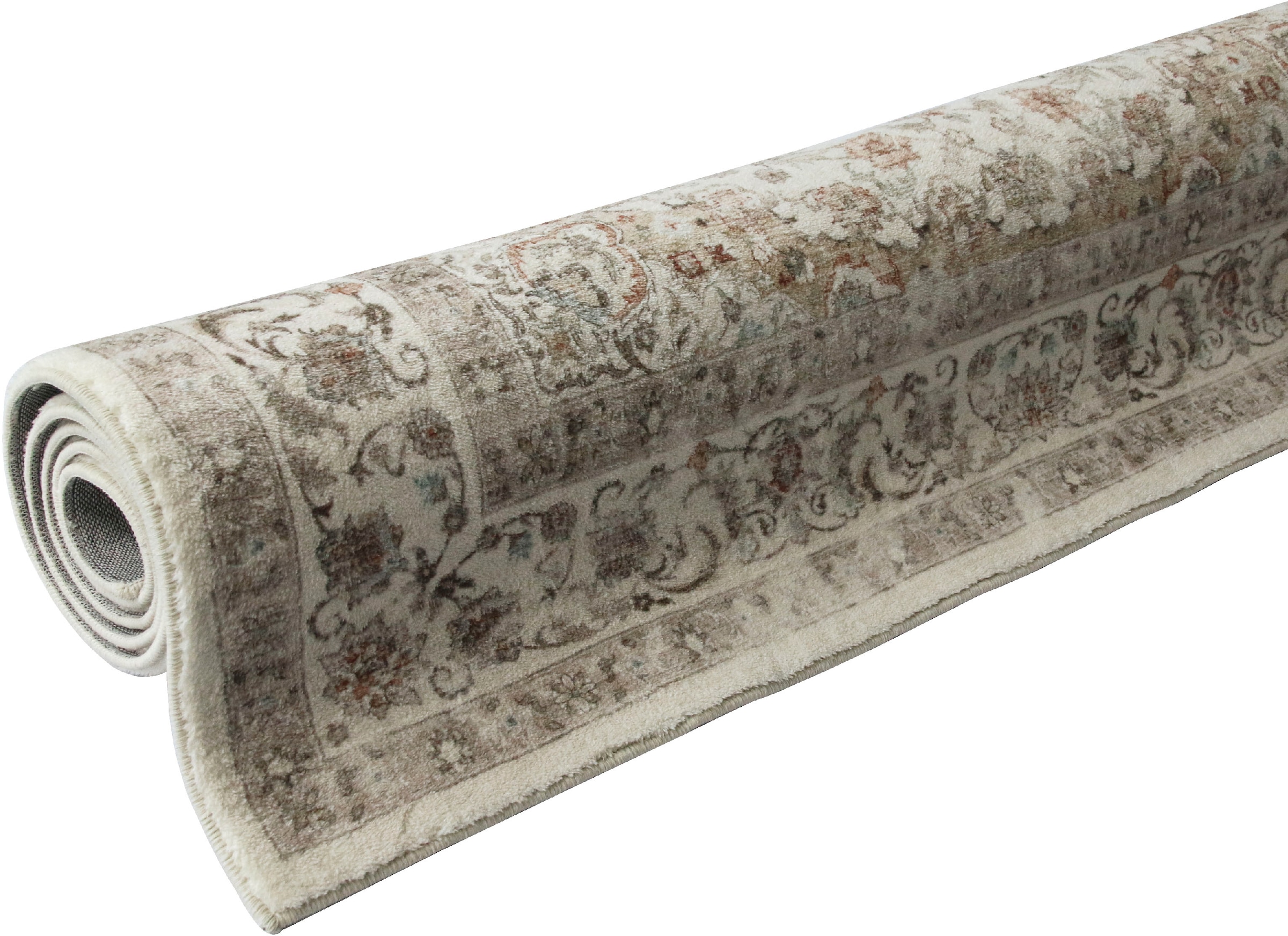 my home Teppich »Omar, Druckteppich, orientalisches Design, mehrfarbig, bedruckt« rechteckig 13 mm Höhe Orient-Optik, Vintage Design, weich, Wohnzimmer, Schlafzimmer