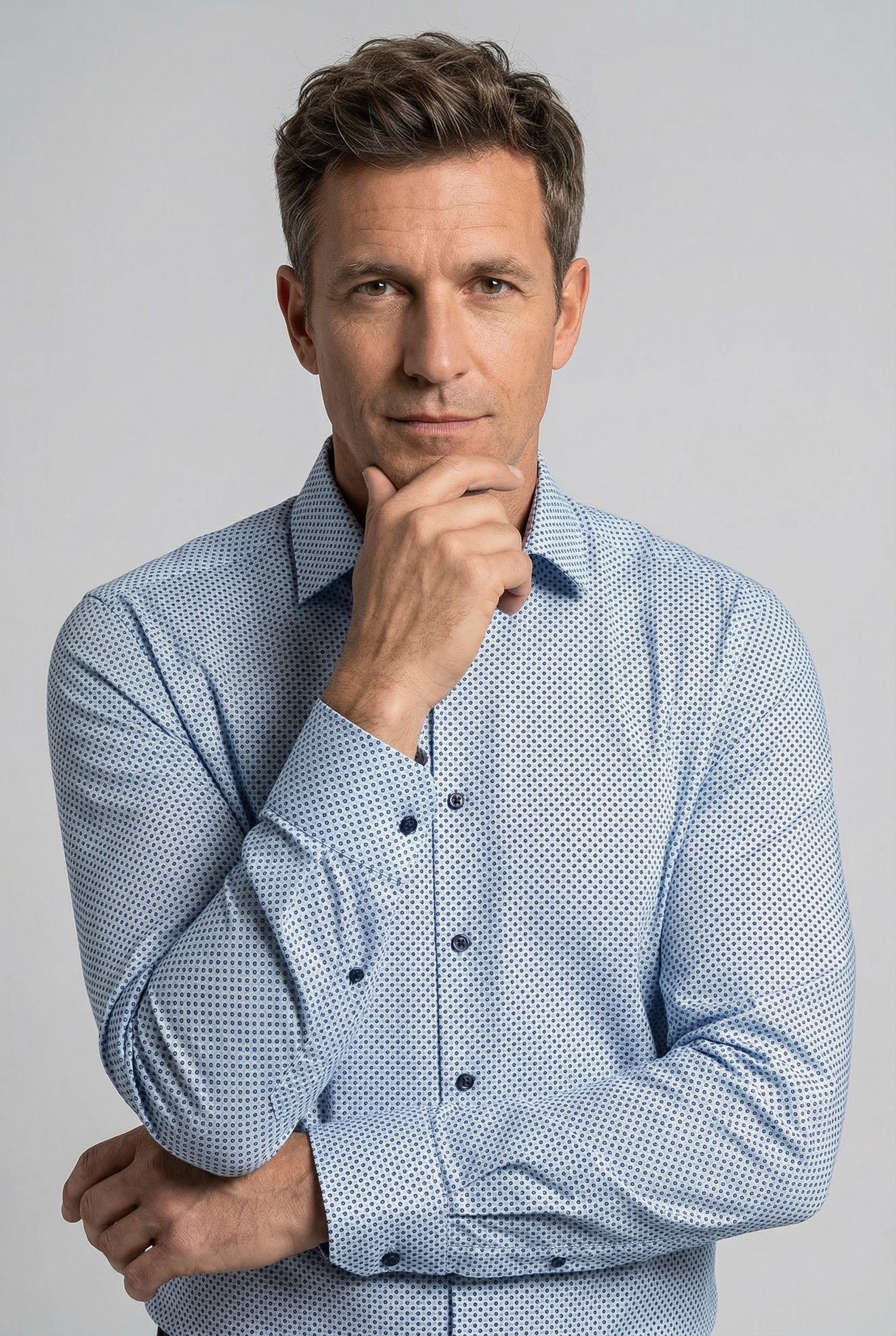 OLYMP Langarmhemd »Level Five« Businesshemd, body fit, Modern Kentkragen, Climate Control