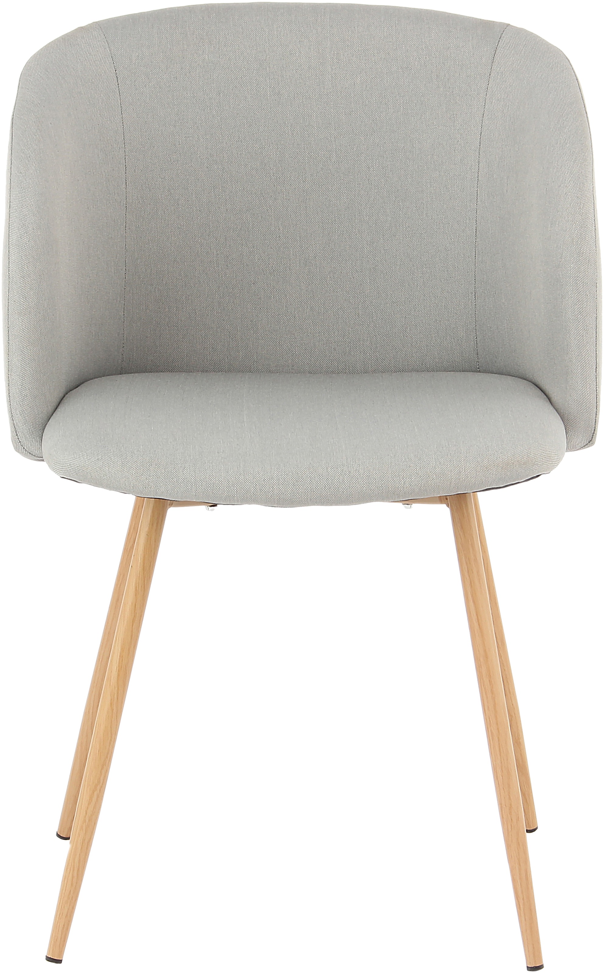 Kayoom Chaise rembourrée »Stuhl Celina 110 2er-Set Grau,samtweicher Bezug in moderner Farbgebung« (Set) 2 cuissamtweicher Bezug, bequem, zeitlos, Hingucker in jedem Wohnbereich