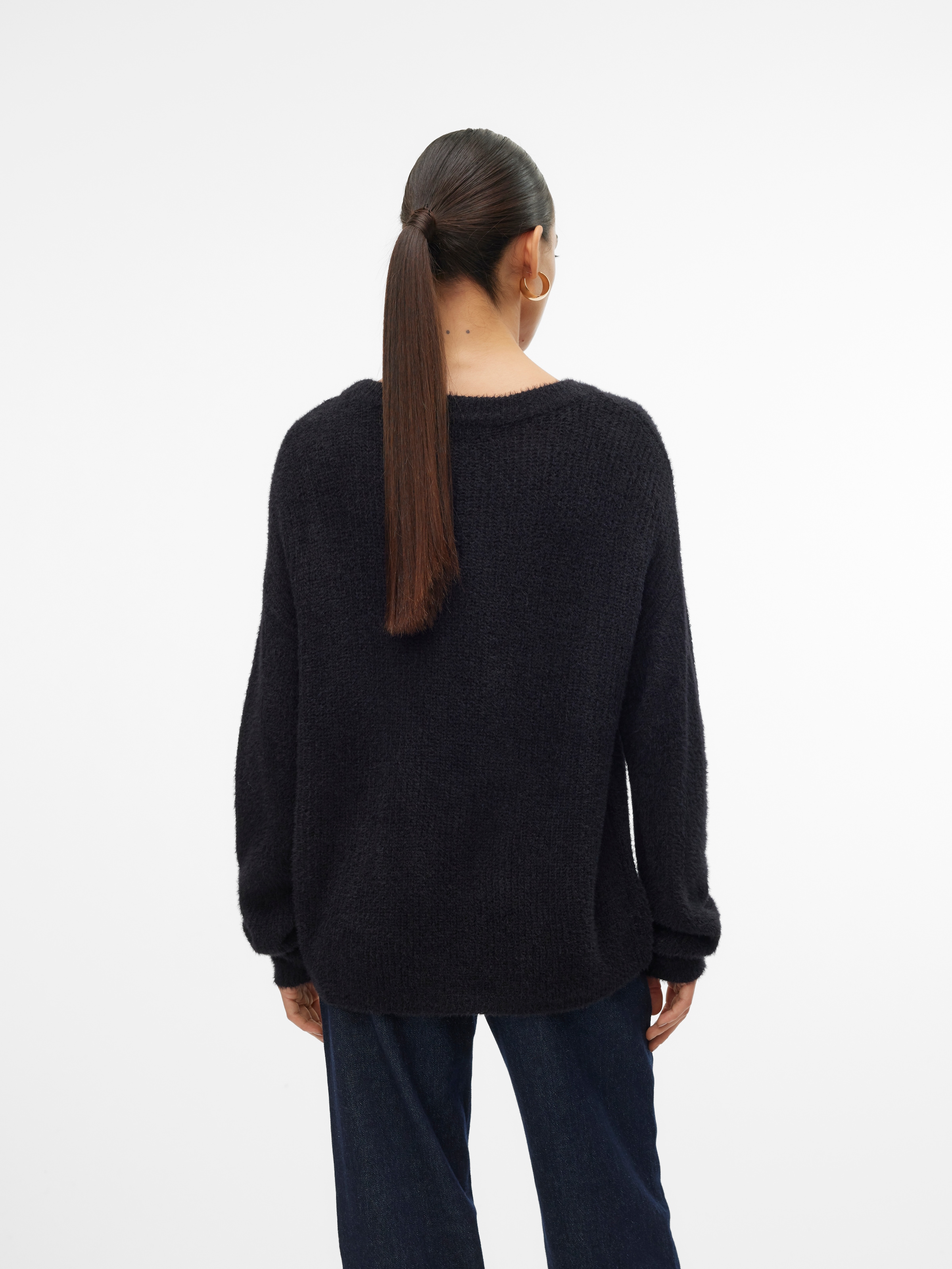 Vero Moda Strickpullover »VMPUFF LS O-NECK PULLOVER BOO«