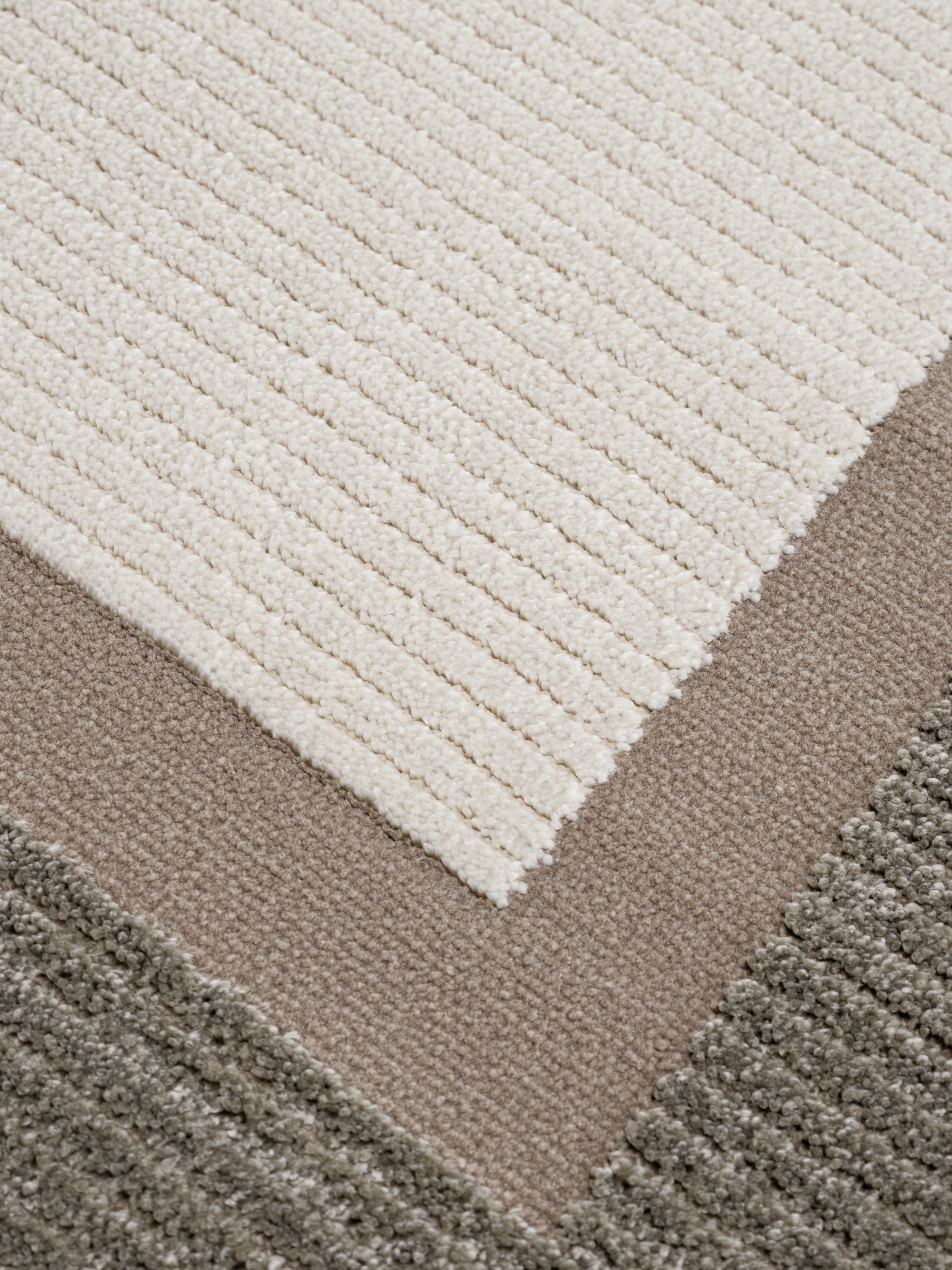 Calvin Klein home Tapis »Dark Pulse, mit Rahmen, Designerteppich« Rectangulaire 6 mm Höhe design élégant, salon, chambre, salle à manger