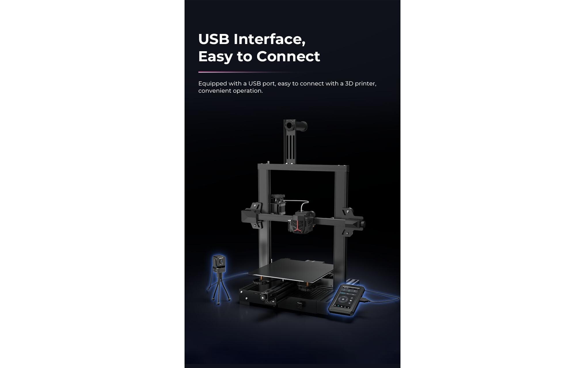 Creality 3D-Drucker »Kamera, UBS, Nachtsicht, Zeitraffer«