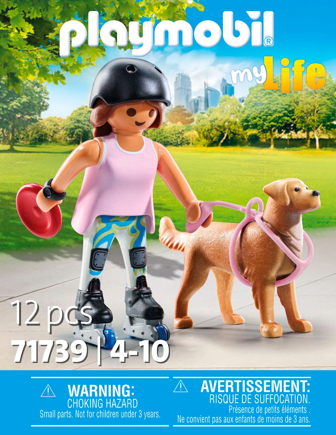 Playmobil® Jeu de construction »Inlinerin mit Retriever (71739), Playmobil My Life«