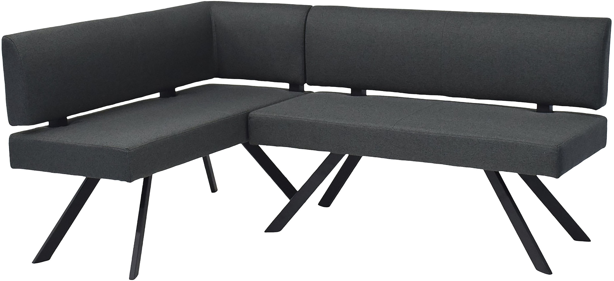 byLIVING Banc d'angle »TORONTO« Webstoff, bis 160 kg, Taschenfederkern, 4-Fussgestell, 3 Sitzplätze