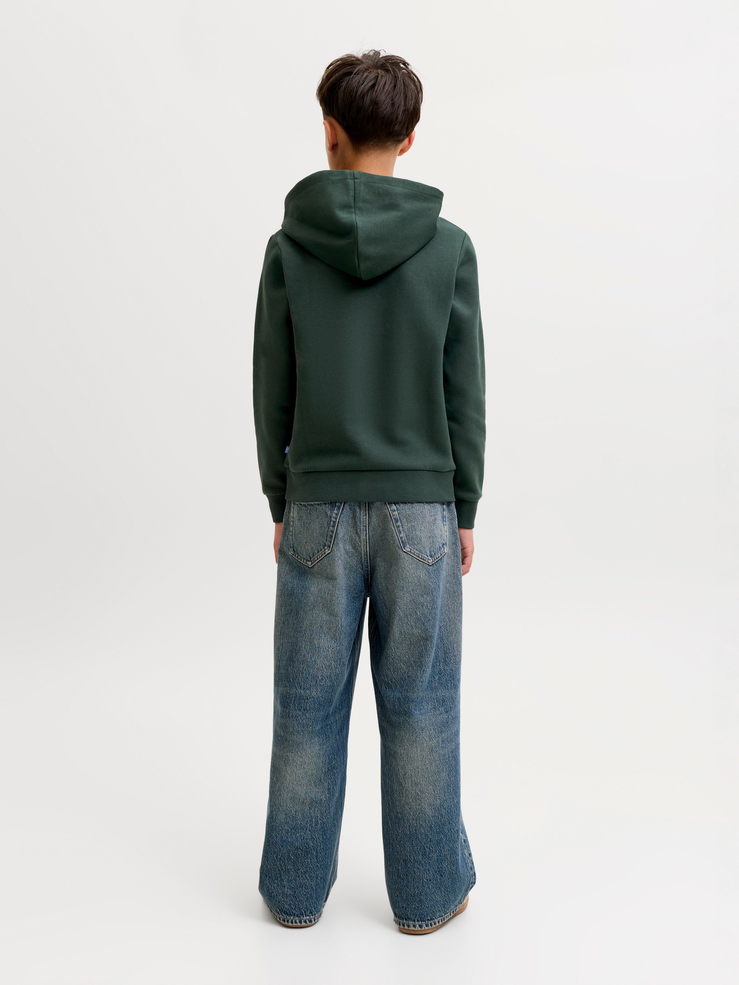 Jack & Jones Junior Kapuzensweatshirt »JJELOGO SWEAT HOOD 2 COL AW26 SN JNR«, Baumwolle, regular fit
