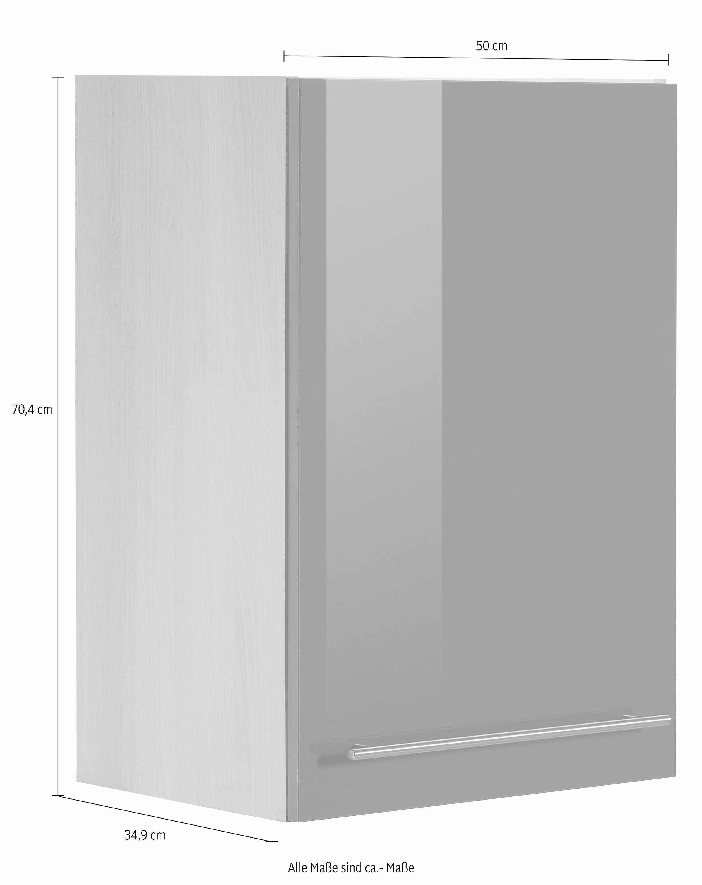 OPTIFIT Hängeschrank »Bern« Breite 50 cm, 70 cm hoch, mit 1 Tür, mit Metallgriff