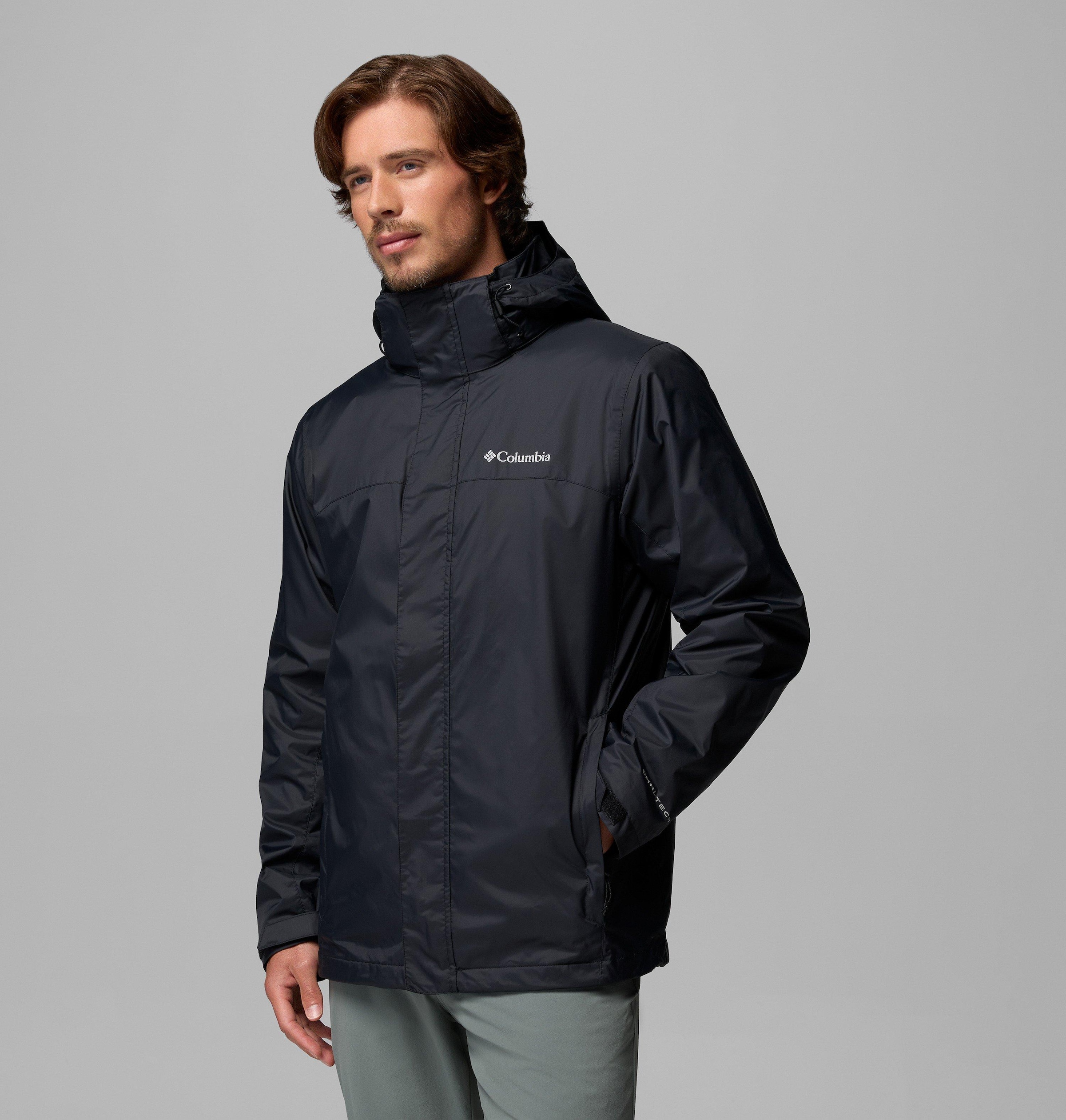 Columbia 3-in-1-Funktionsjacke »Watertight Interchange Jacket« 2 Stk. tlg. mit Reissverschluss, wärmeisolierend, wasserabweisend, windabweisend
