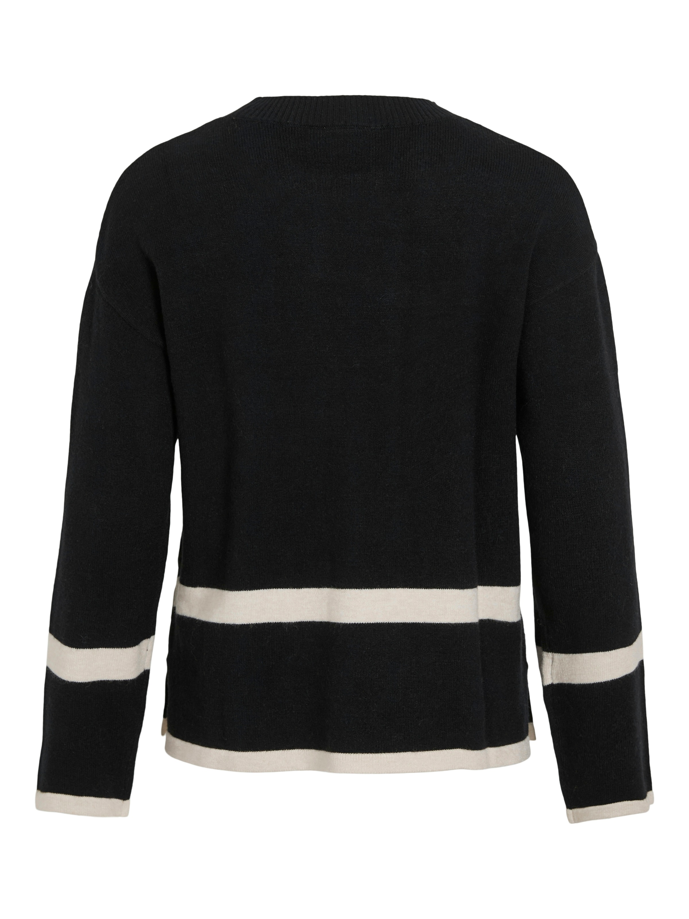 Vila Pull à col rond »VIRIL O-NECK OVERSIZE L/S KNIT TOP- NOOS« Materialmix, oversize