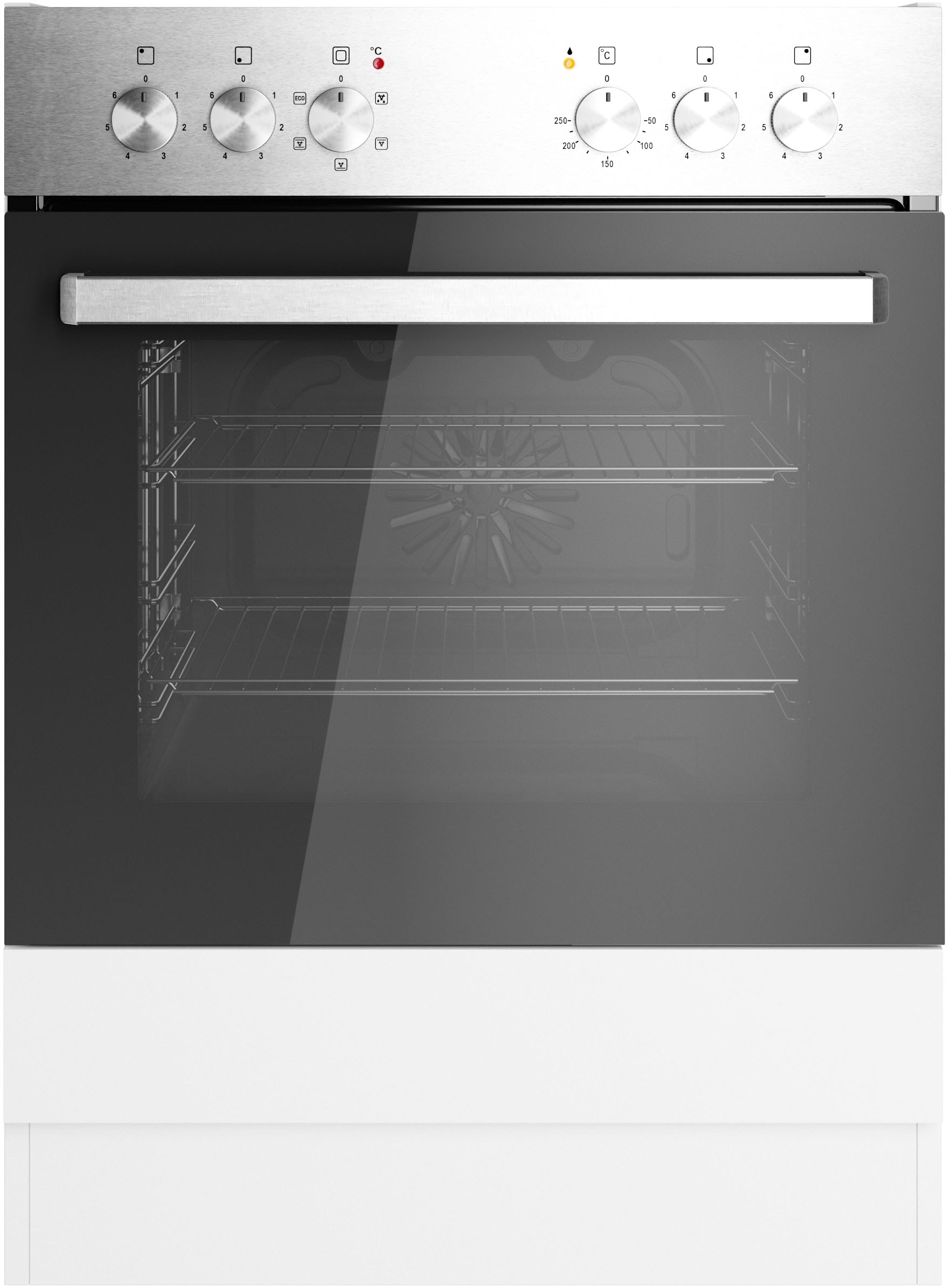 KOCHSTATION Armoire encastrée pour cuisinière »KS-Milan« Armoire pour four 60 cm, façades mates ou brillantes