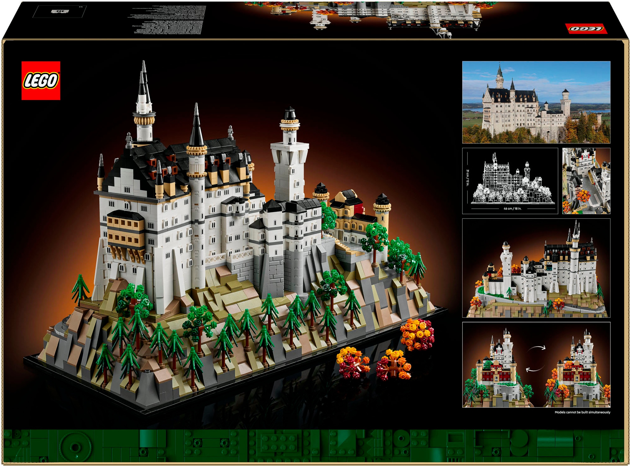 LEGO® Pions de construction »Schloss Neuschwanstein (21063), LEGO LEGO Architecture« Made in Europe