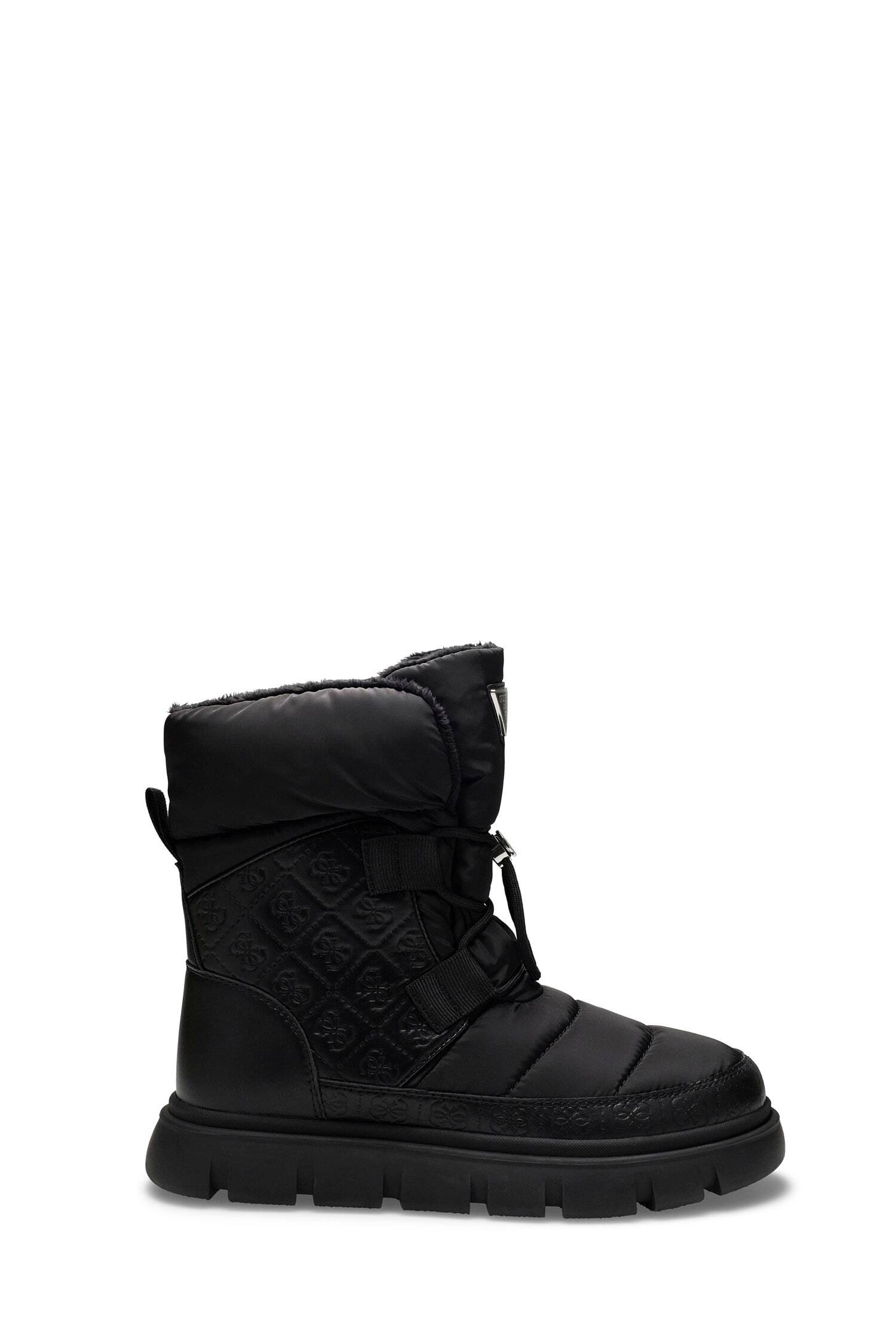 Guess Bottines à lacets »MABRY«  Winterboots mit Schnellverschluss und Gummizug