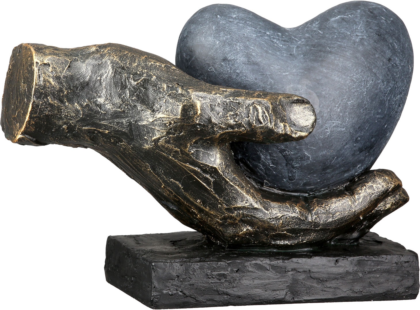 GILDE Sculpture »Skulptur Heart in your Hand«