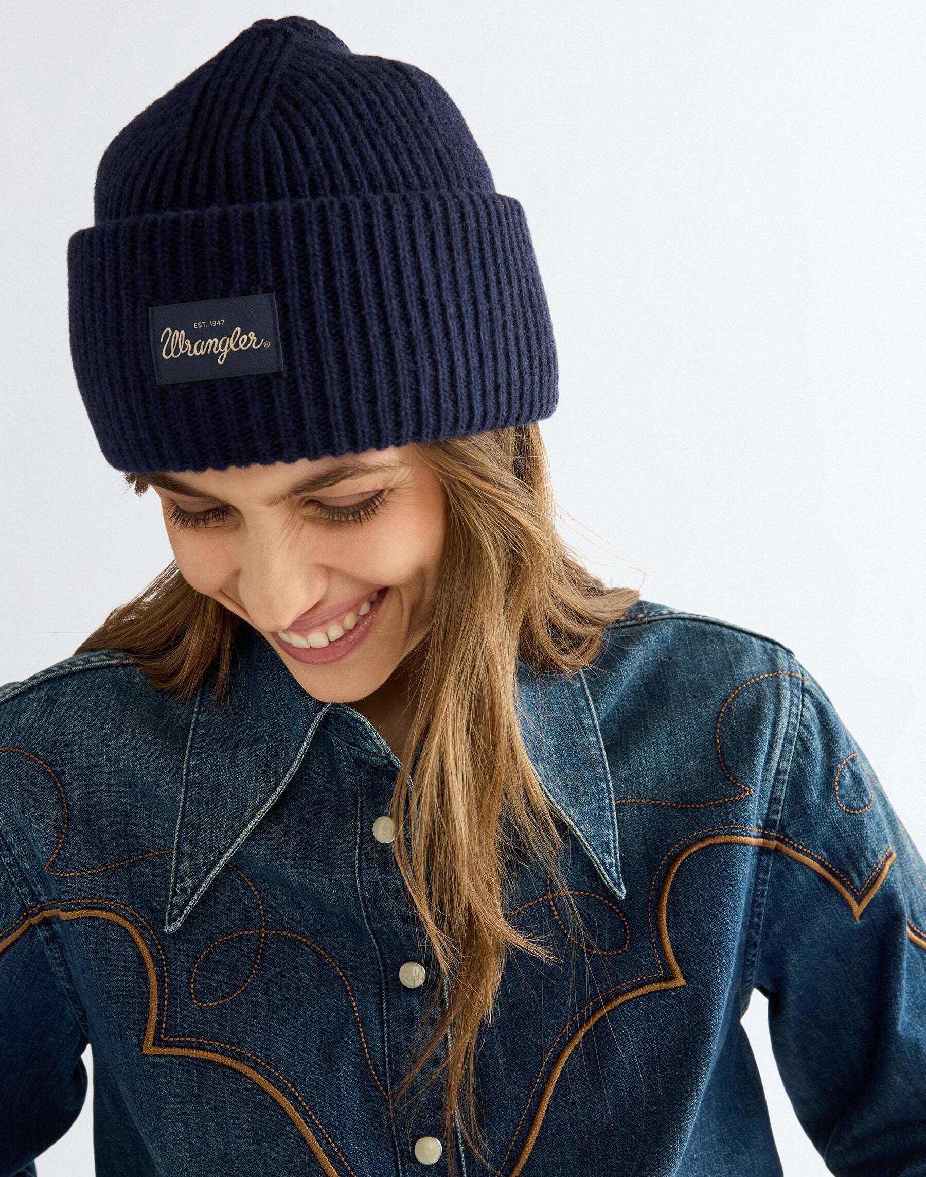 Wrangler Strickmütze »WRANGLER Mütze Ribbed Wool«