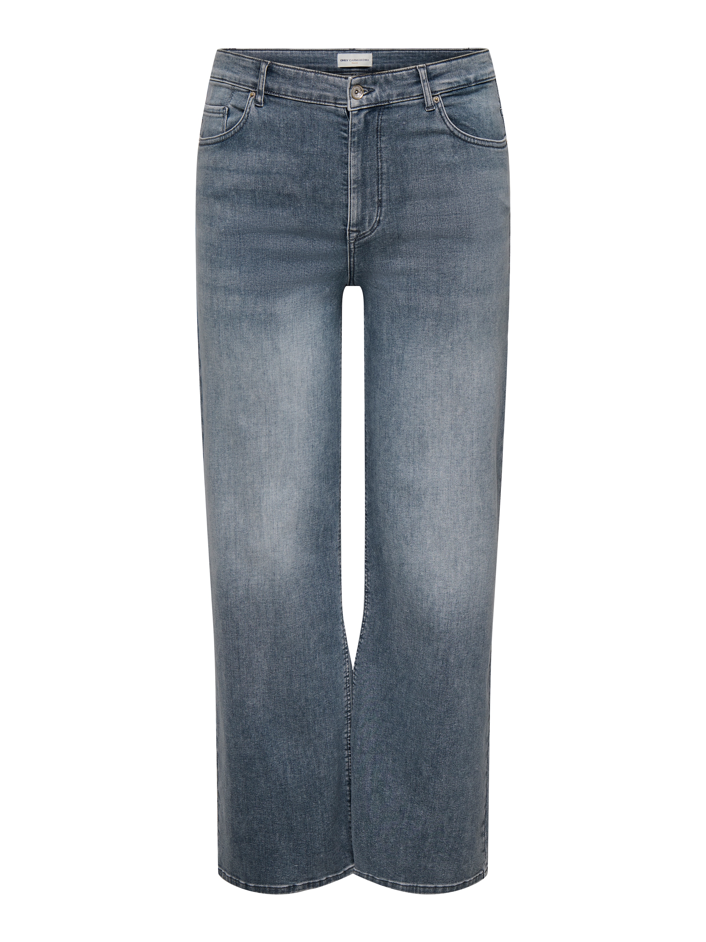 ONLY CARMAKOMA Jeans taille haute »CARWILLY WIDE HW REA2602 DNM NOOS« mélange coton, taille haute