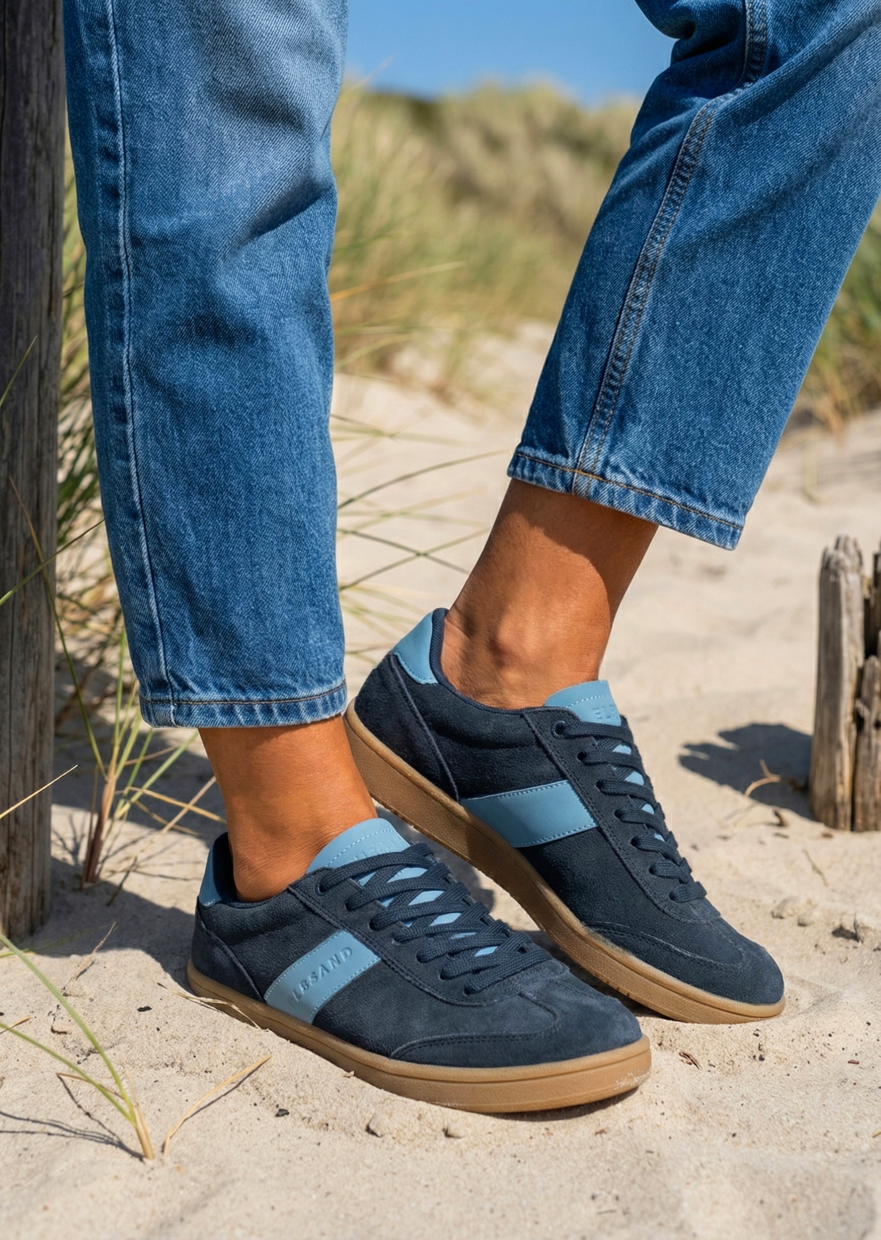 Elbsand Sneakers »Freizeitschuh, Retro Sneaker, Lederschuh, Halbschuh, Ledersneaker«  Schnürhalbschuh. Turnschuh aus Leder im Retro-Look, Unisex