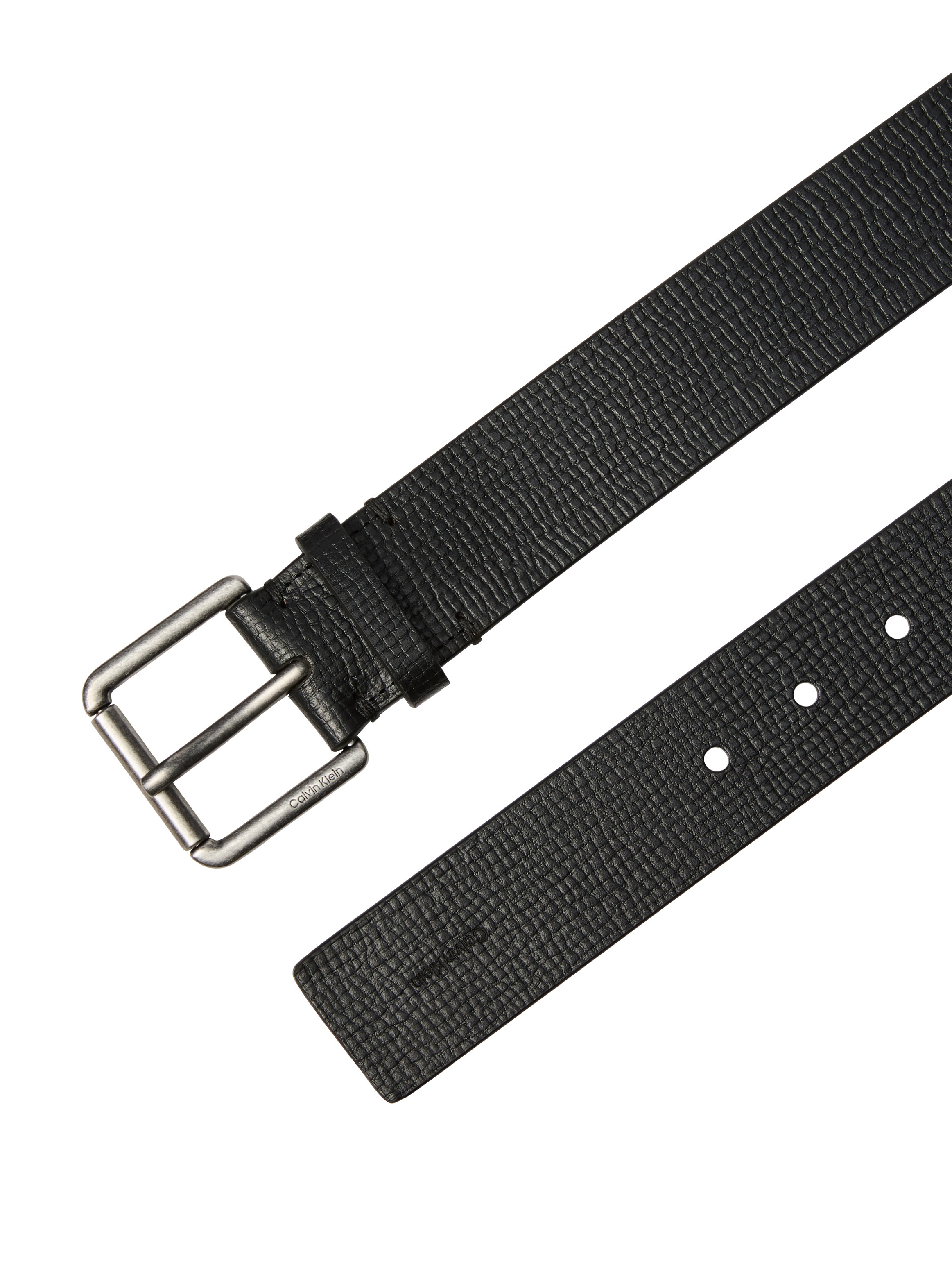 Calvin Klein Ceinture en cuir »CASUAL ROLLER BUCKLE 40MM« Regular fit und grössenverstellbar