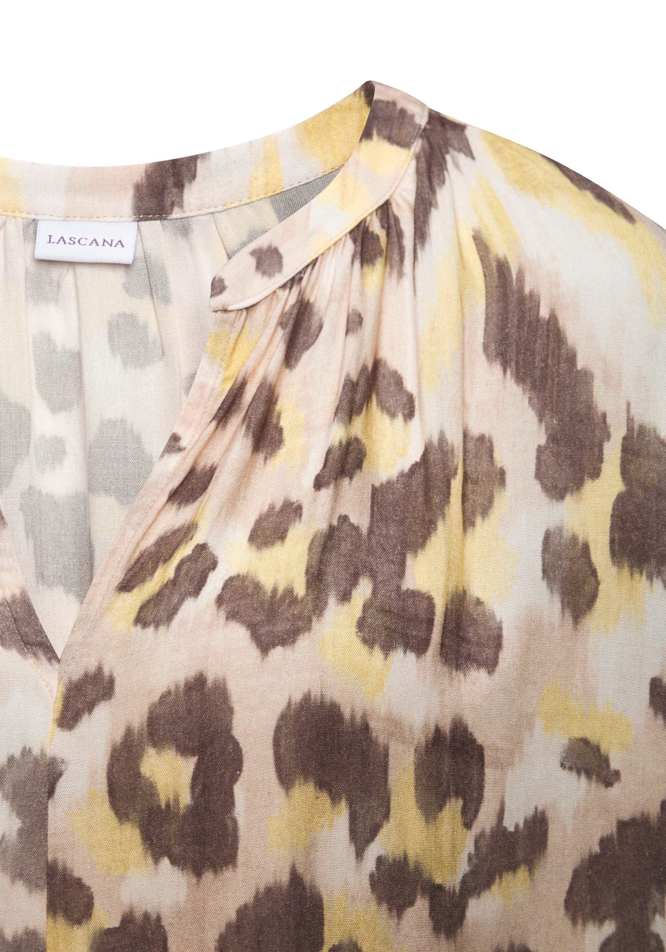 LASCANA Blouse à manches courtes