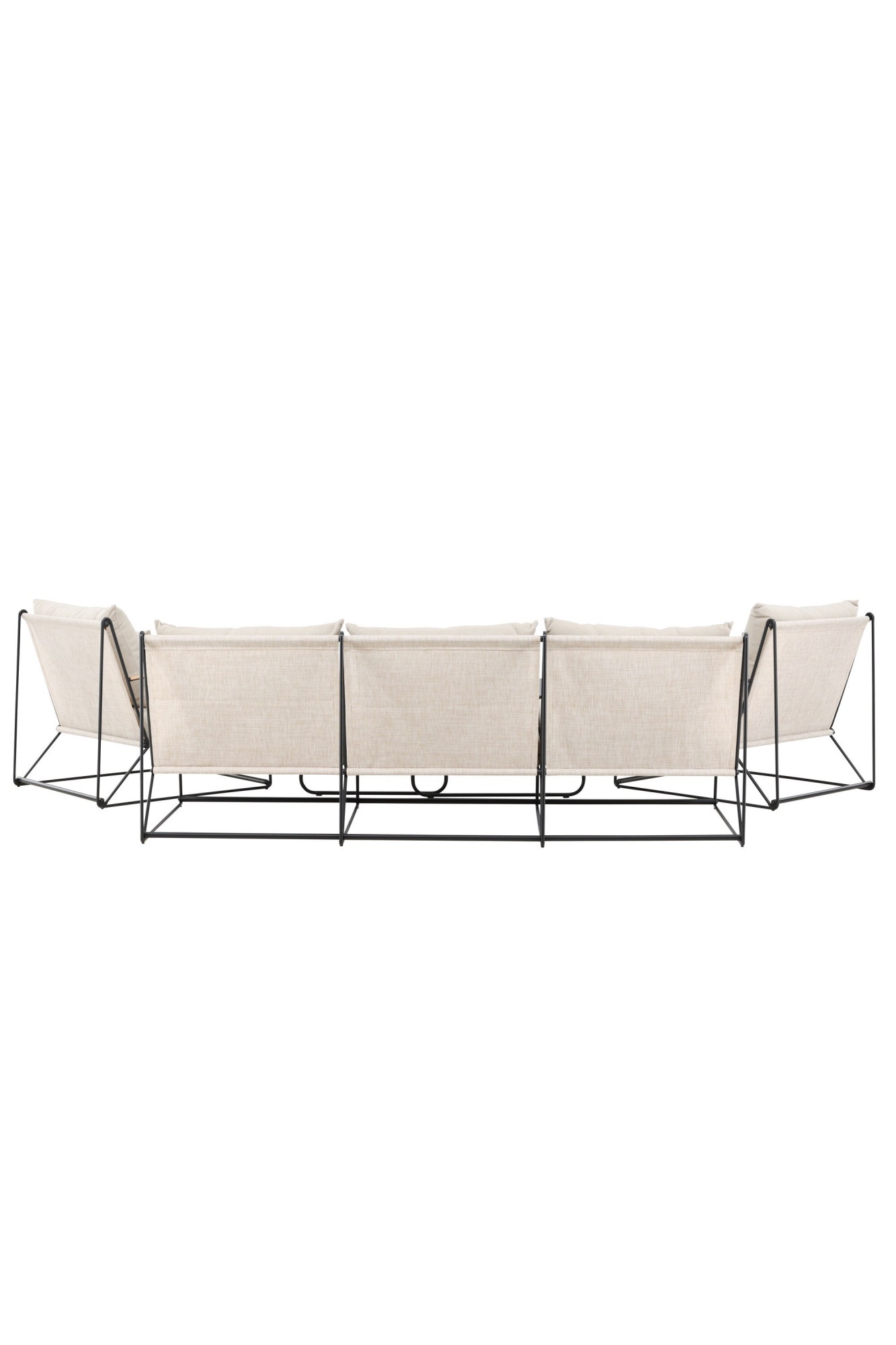 Venture Home Gartenlounge-Set »Palazzo, grosszügiges Outdoor-Set für hohen Sitzkomfort« 5 tlg. Loungemöbel mit Stoffbezug, angenehm, weich