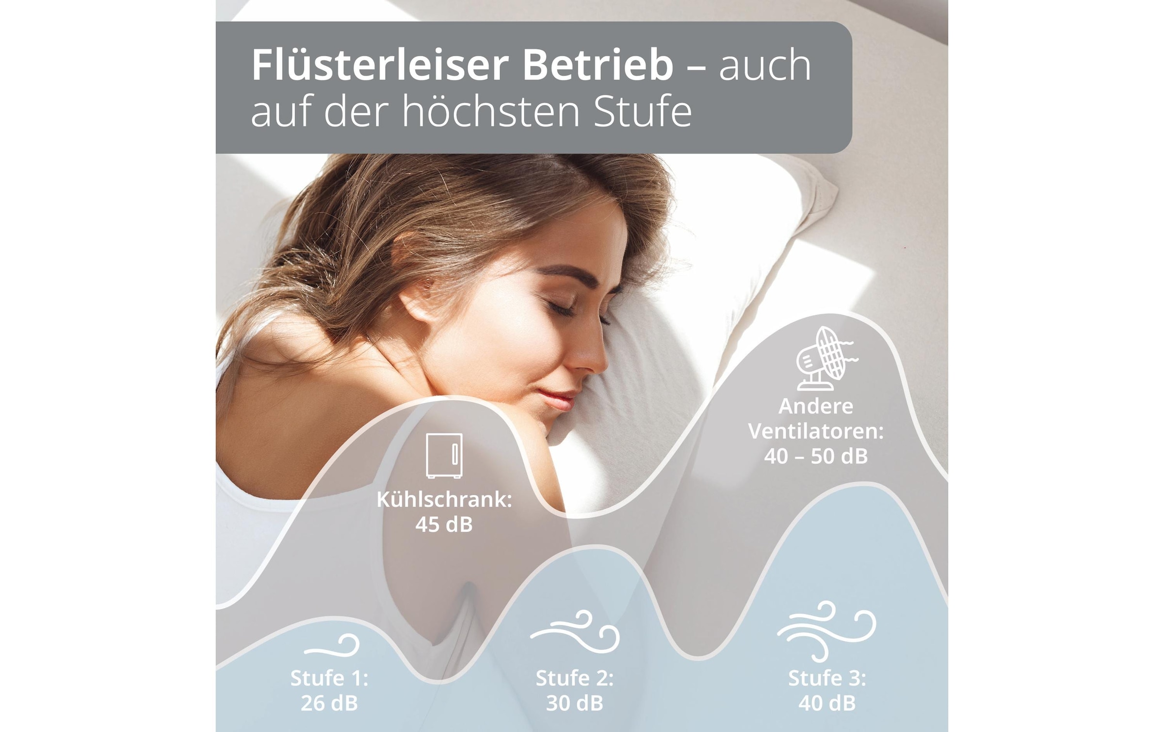 ADE Tischventilator »kabellos«