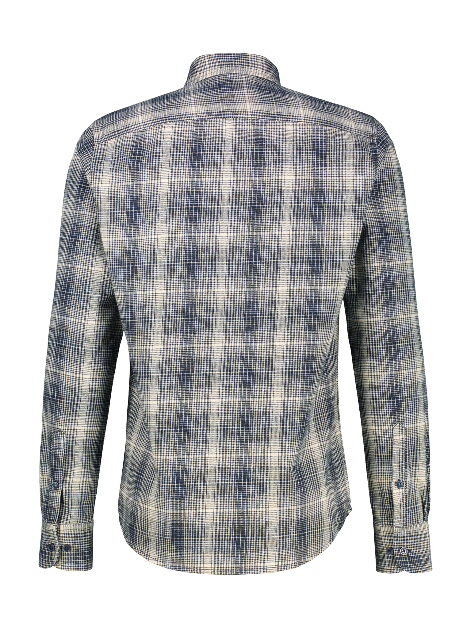 LERROS Chemise à carreaux mit Logo Stickerei