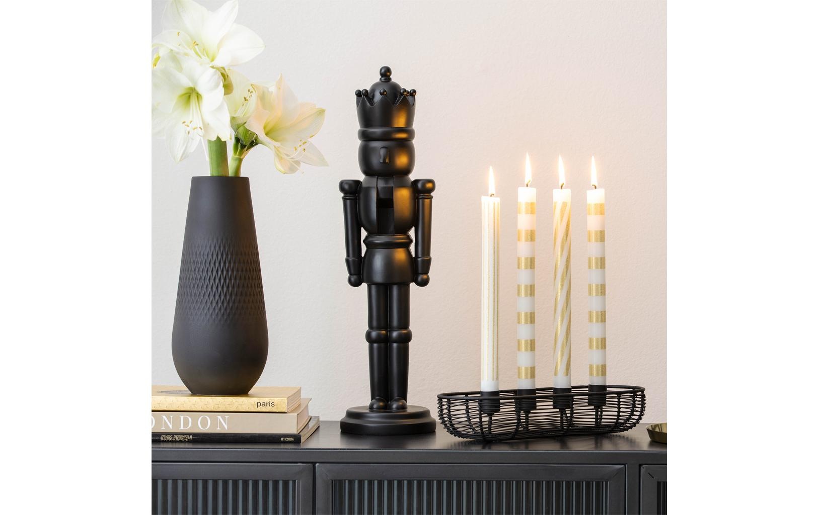 Villeroy & Boch »Villeroy & Boch Nussknacker Christmas Chic Weihnachtsdeko, Schwarz«
