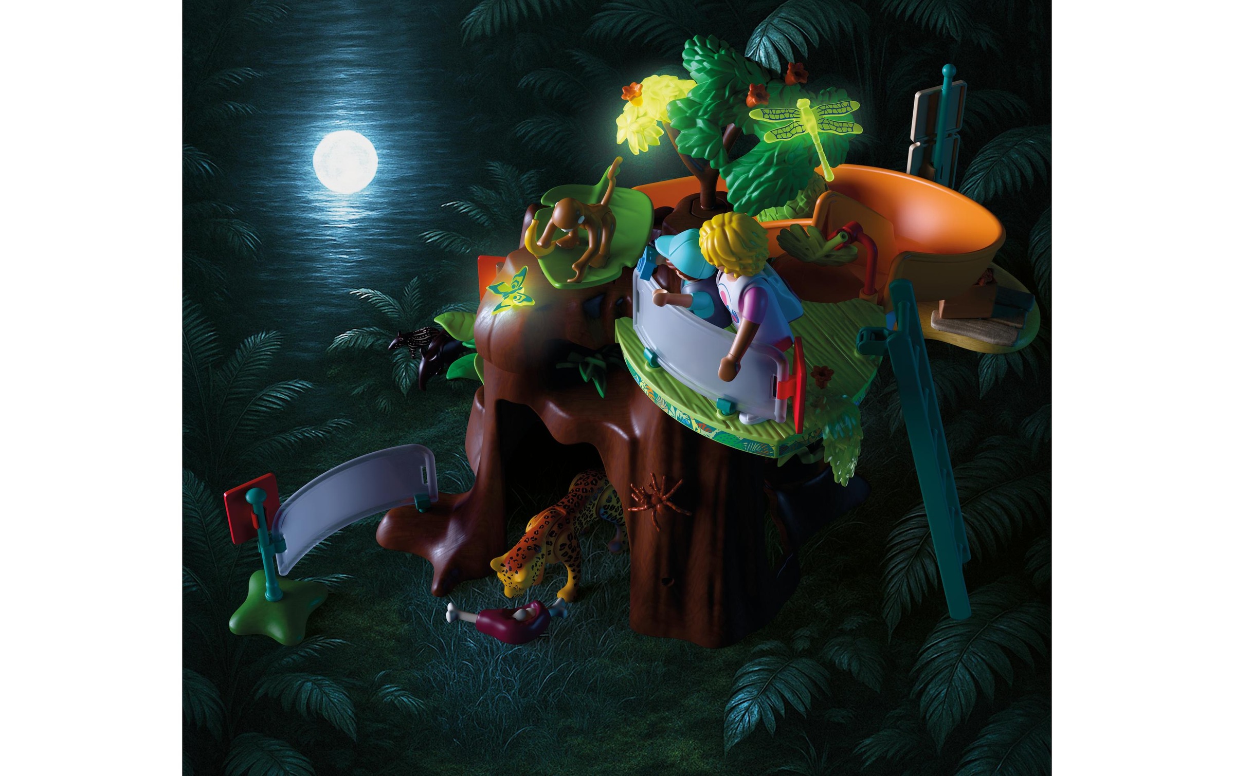 Playmobil® Jeu de construction »Zoo: Dschungelabenteuer (72071), Animals & Friends« Made in Europe