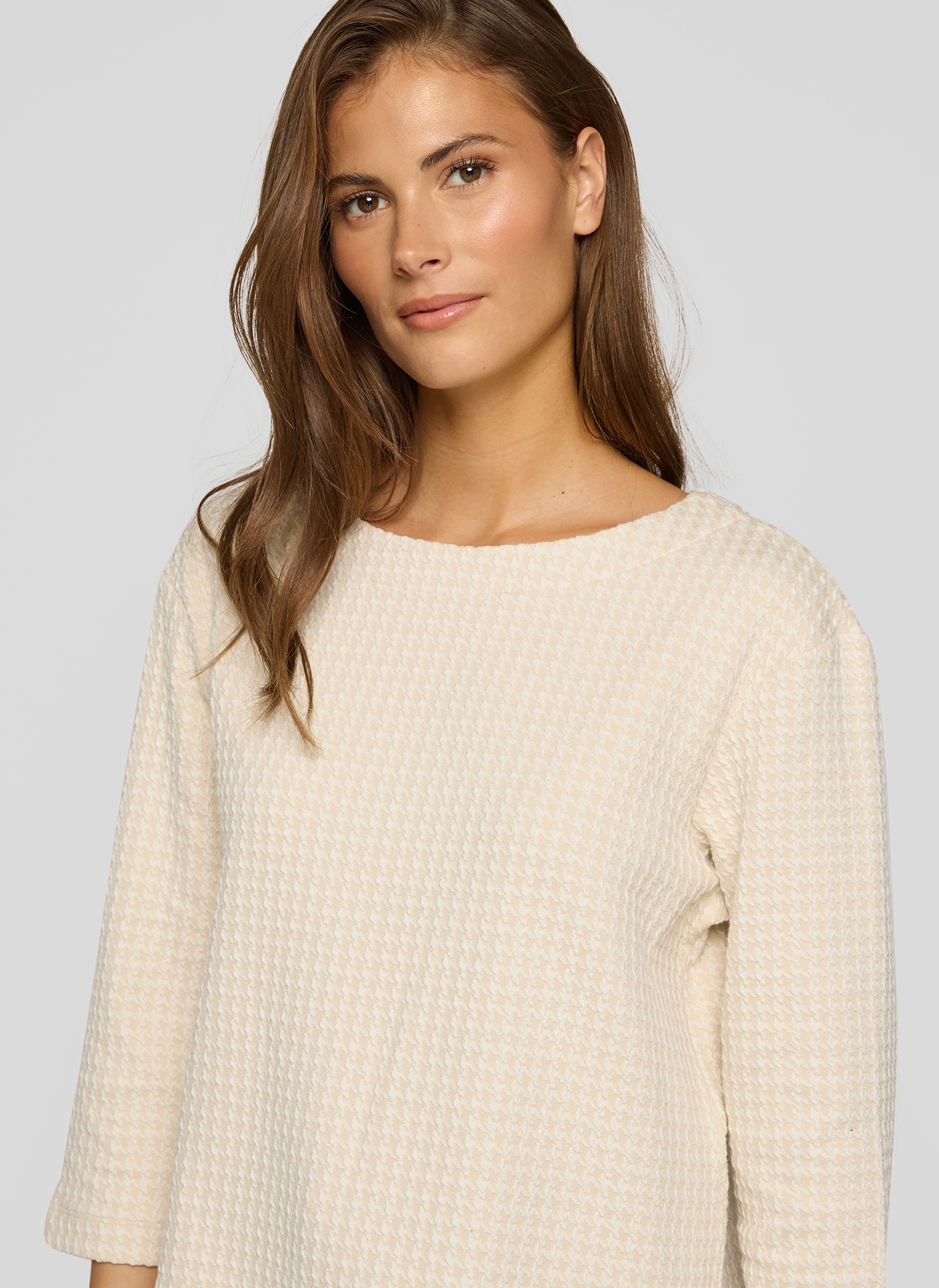 Rabe T-shirt à manches 3/4 mit grafischem Muster