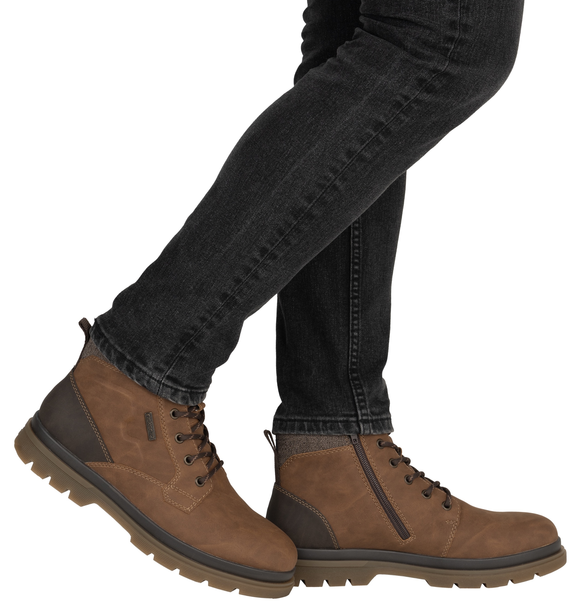 Rieker Winterstiefelette  Winterboots, Schnürboots mit Innenreissverschluss und RiekerTex