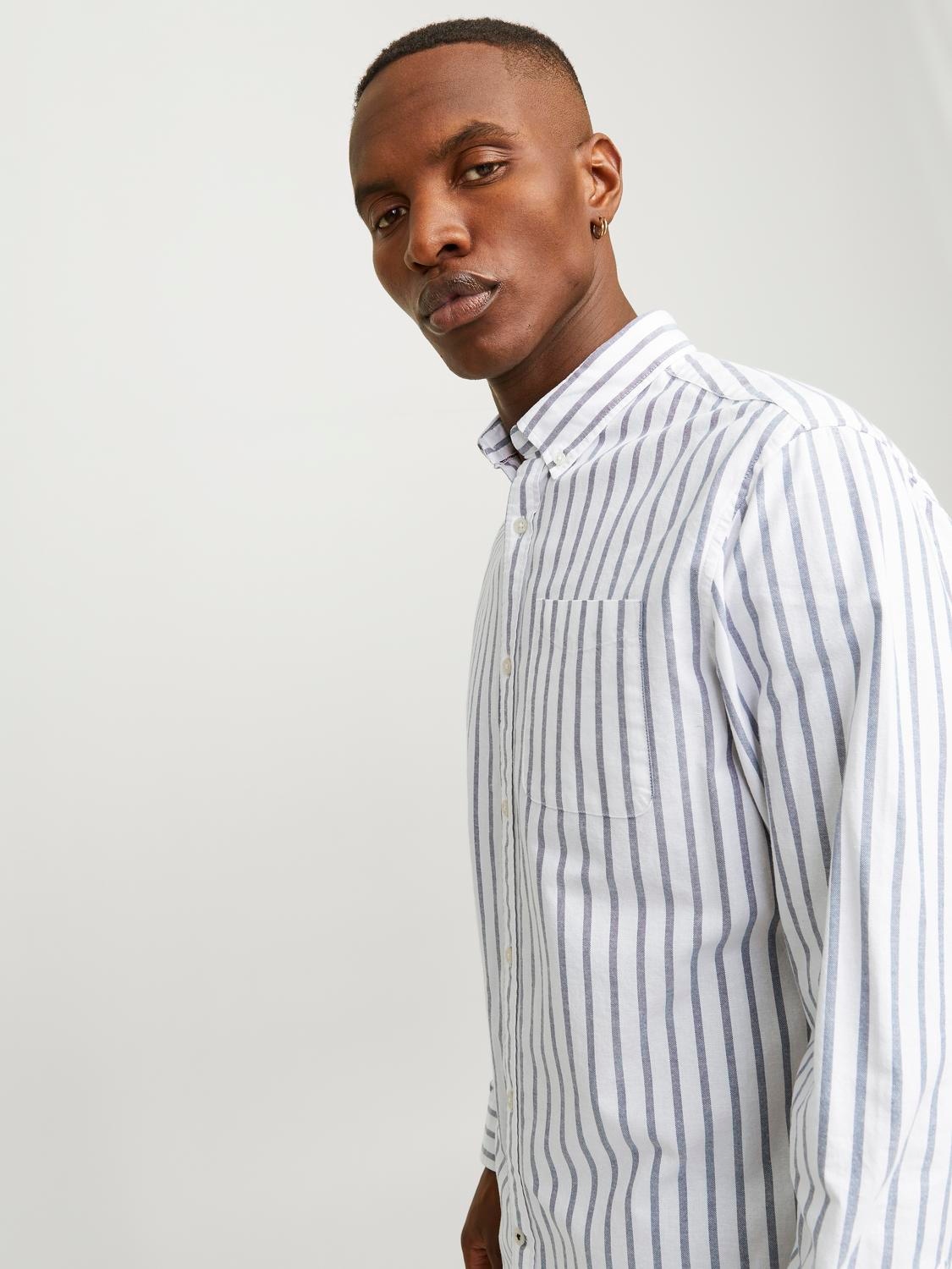 Jack & Jones PlusSize Chemise à manches longues »JJEOXFORD SHIRT L/S S21 NOOS PLS« mit Brusttasche