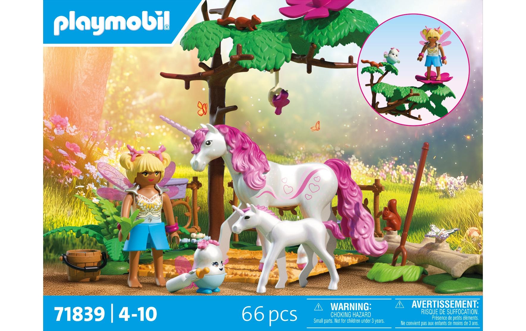 Playmobil® Pions de construction »Princess Magic Zauberhafter Einhorn-Stall 71839«