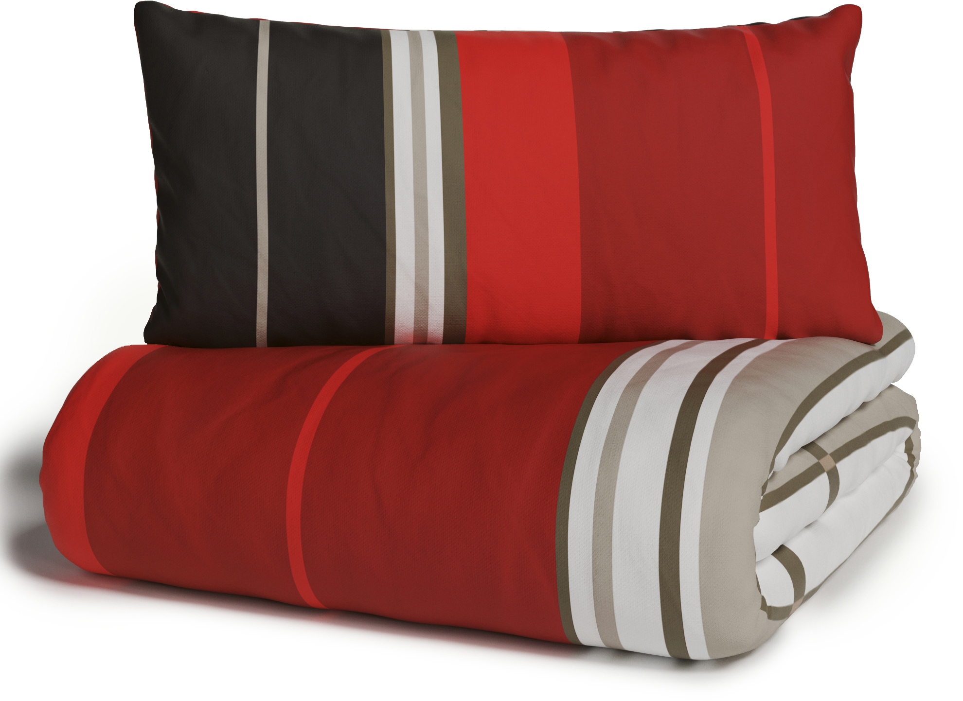 H.I.S Linge de lit »Golfi in Gr. 135x200 oder 155x220 cm« 2 tlg. Bettwäsche aus Baumwolle, sportliche Bettwäsche mit Streifen