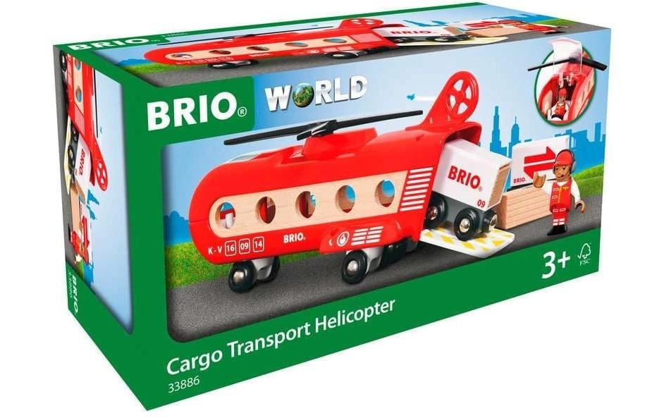 BRIO® Hélicoptère jouet »Eisenbahn-Transporthubschrauber«