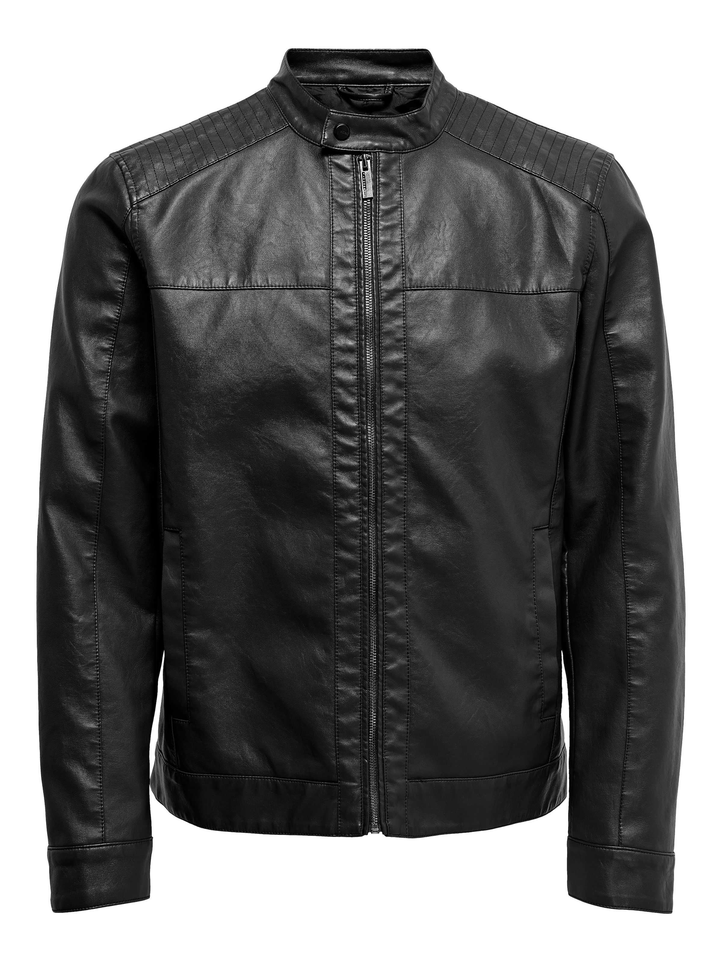 ONLY & SONS Veste de motard »MIKE PU RACER JACKET« ohne Kapuze