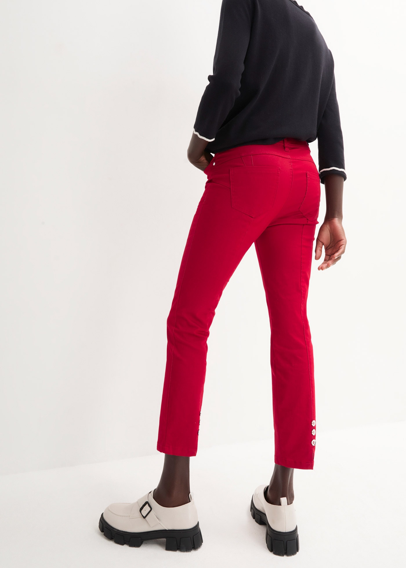 bonprix Stretch-Hose »Stretchhose aus Baumwolle«  Stretchhose aus Baumwolle